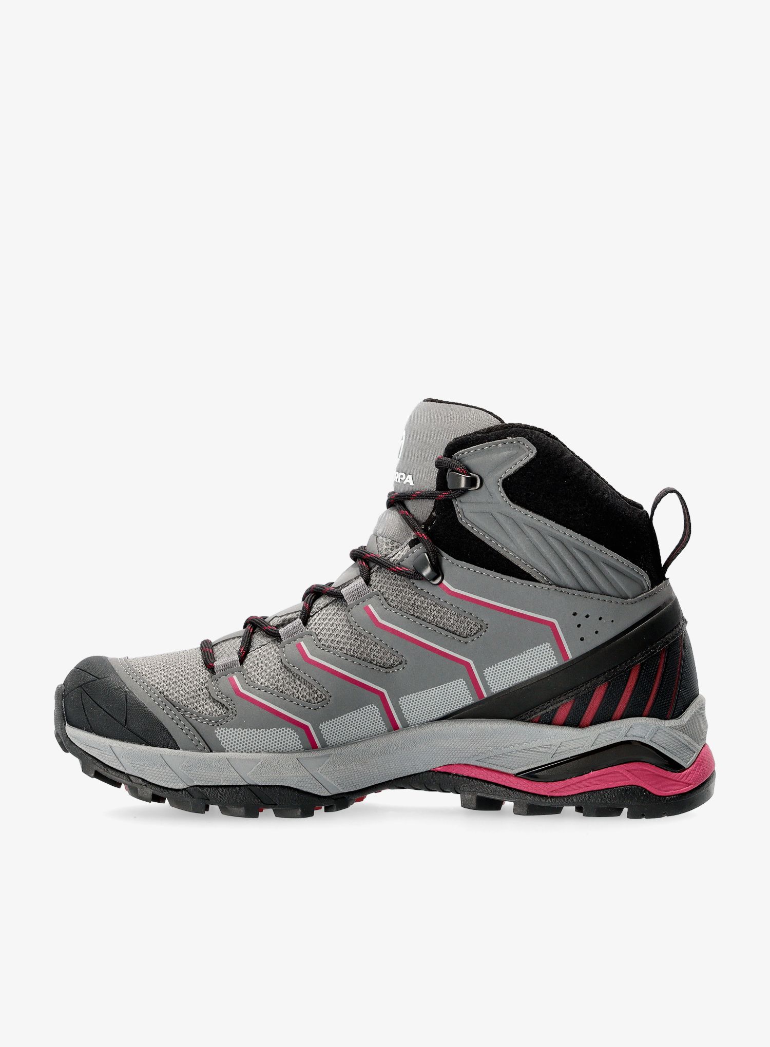 Dámské turistické boty Scarpa Maverick Mid GTX - gray/red plum