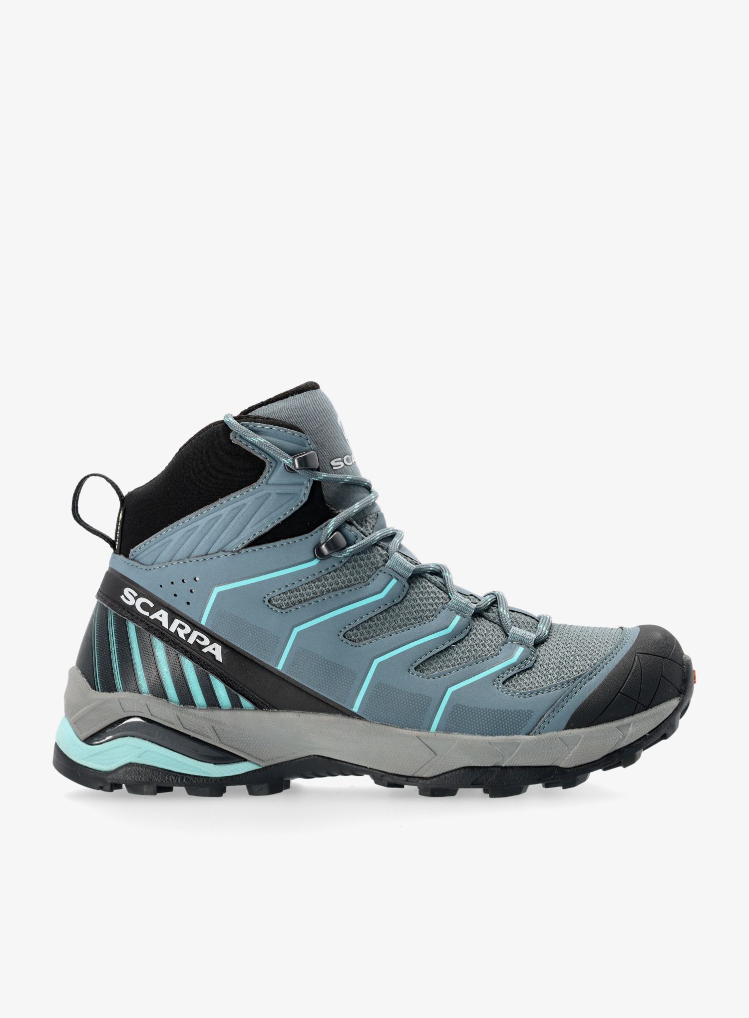 Dámské turistické boty Scarpa Maverick Mid GTX - storm gray/aqua
