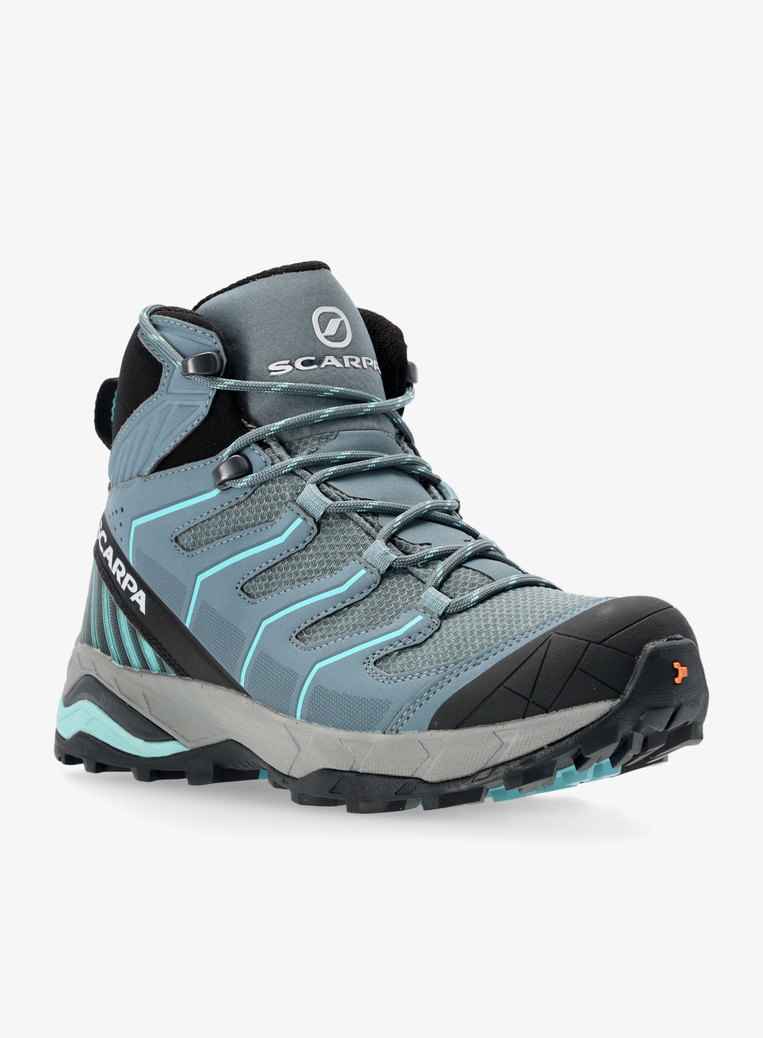 Dámské turistické boty Scarpa Maverick Mid GTX - storm gray/aqua