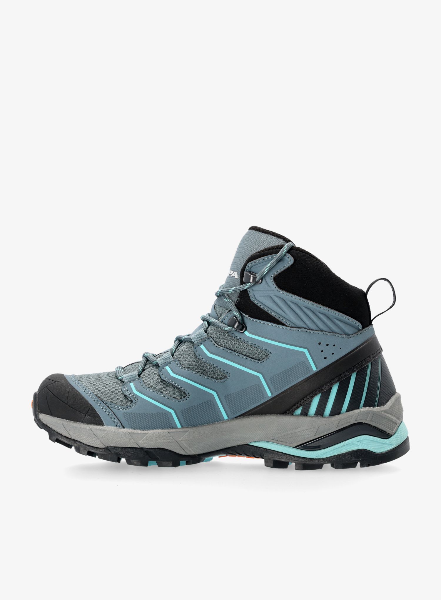 Dámské turistické boty Scarpa Maverick Mid GTX - storm gray/aqua