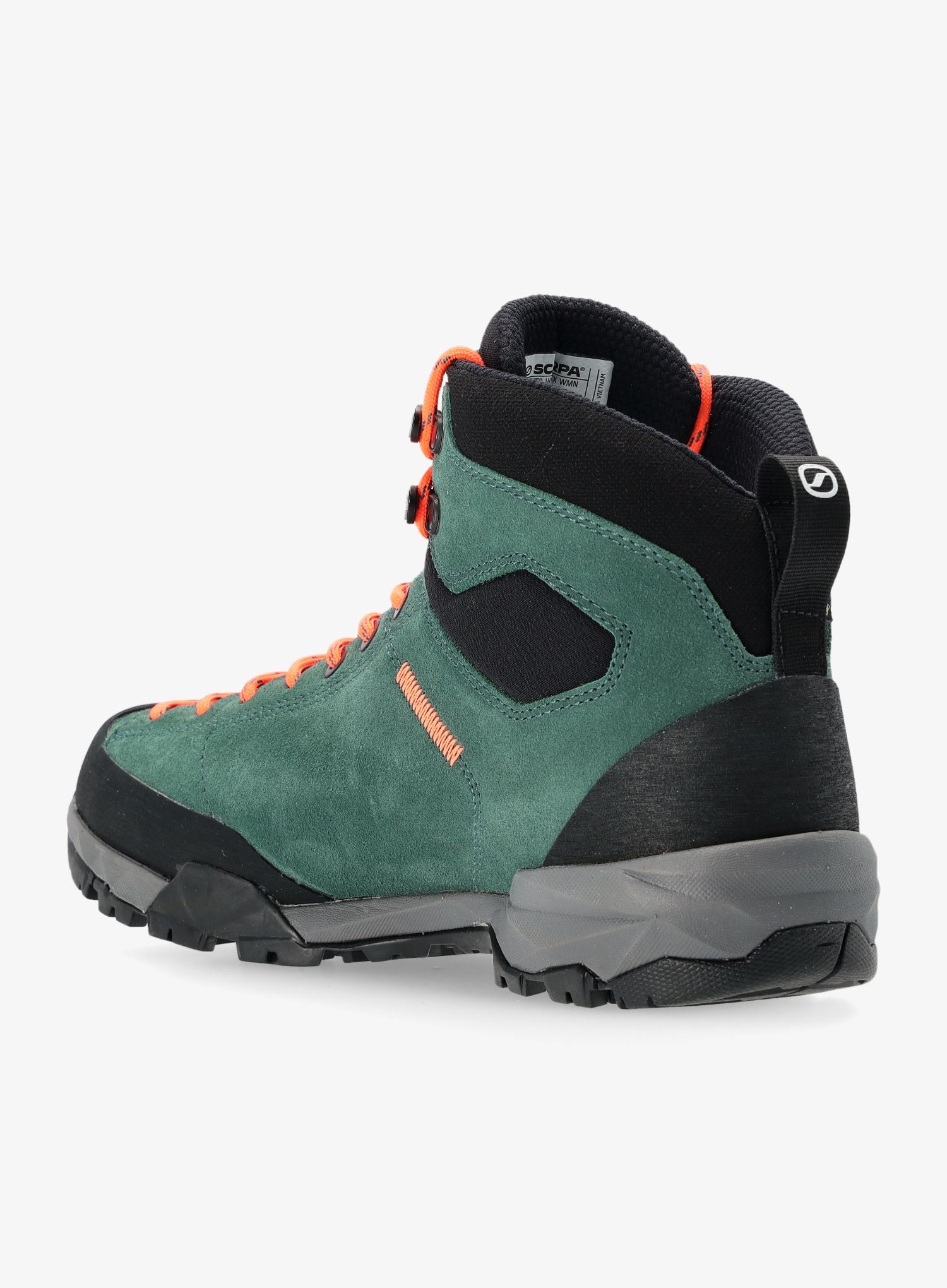 Turistické boty Scarpa Mojito Hike GTX - botanic green/orange pop/pop