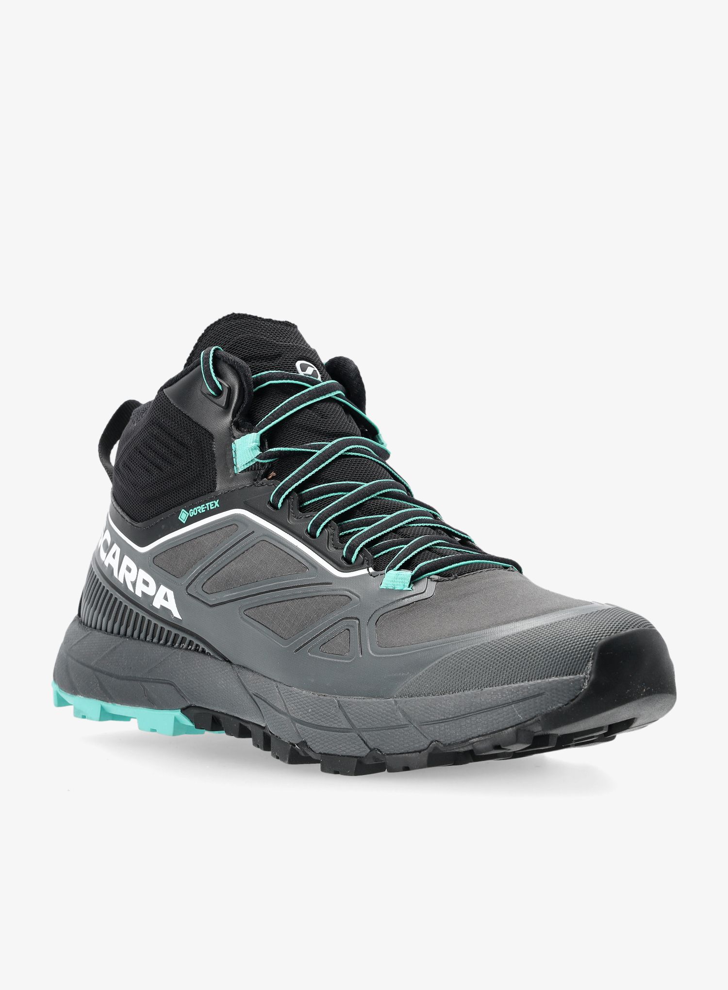 Dámská nástupová obuv Scarpa Rapid Mid GTX - anthracite/turquoise