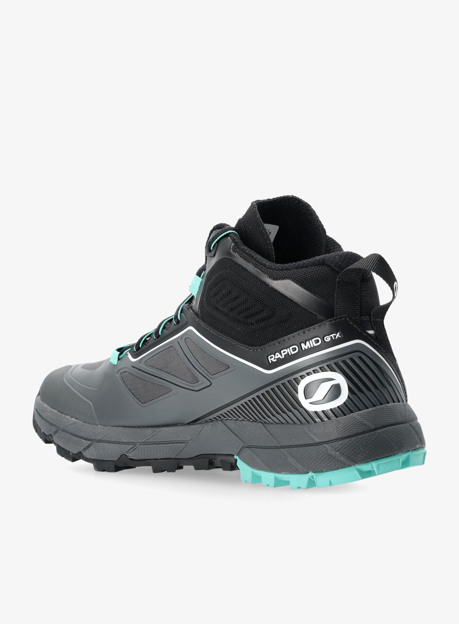 Dámská nástupová obuv Scarpa Rapid Mid GTX - anthracite/turquoise