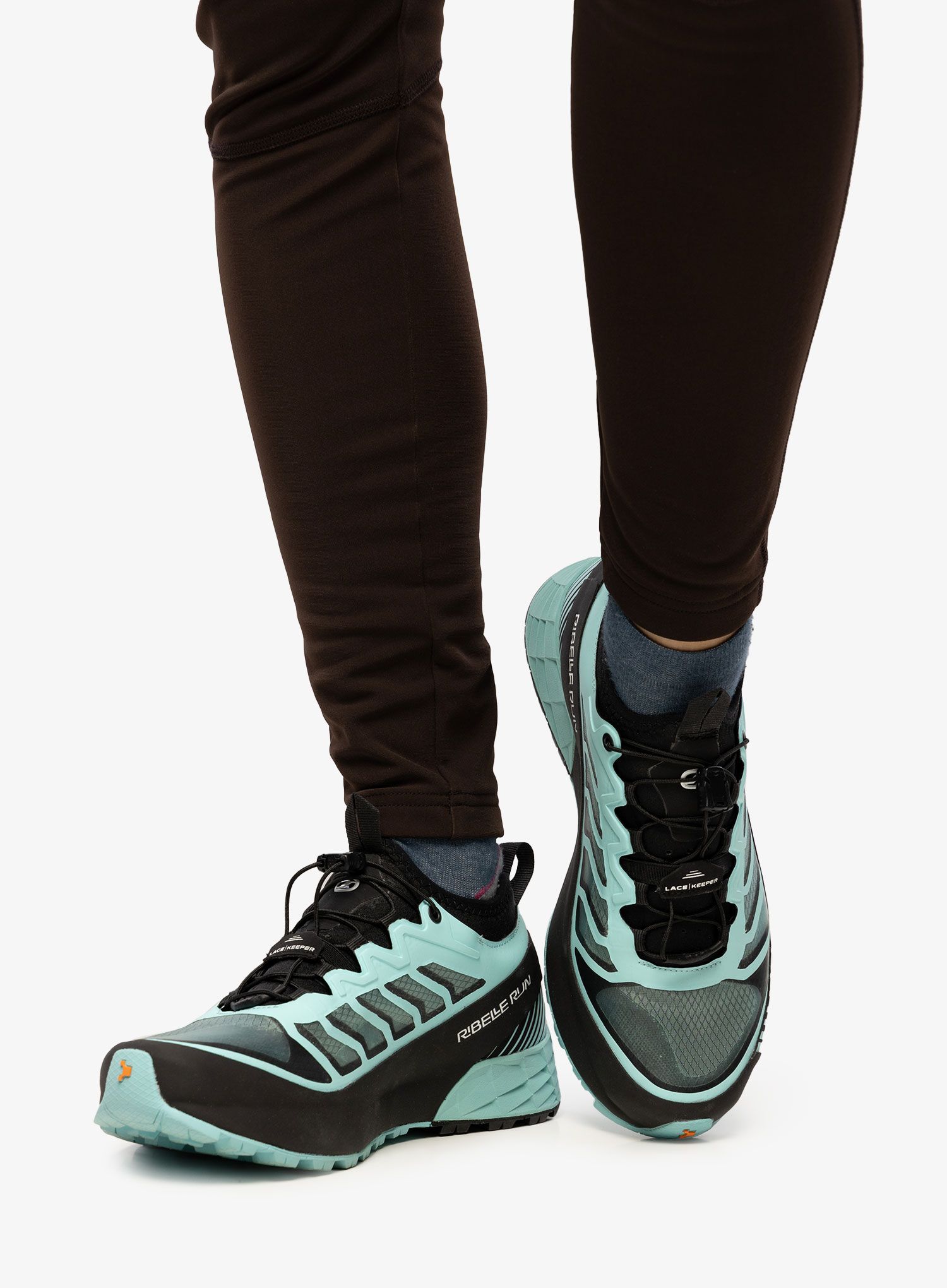 Dámské trailové boty Scarpa Ribelle Run - aqua/black