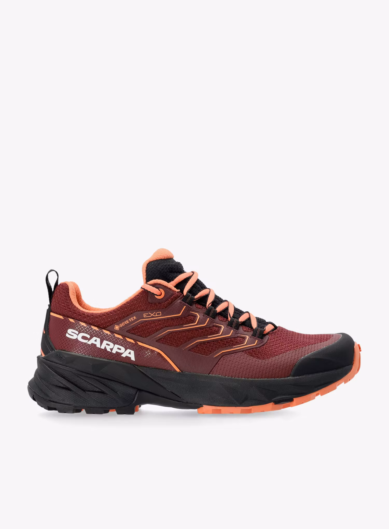 Nízké turistické boty dámské Scarpa Rush 2 GTX - burgundy/dusty orange