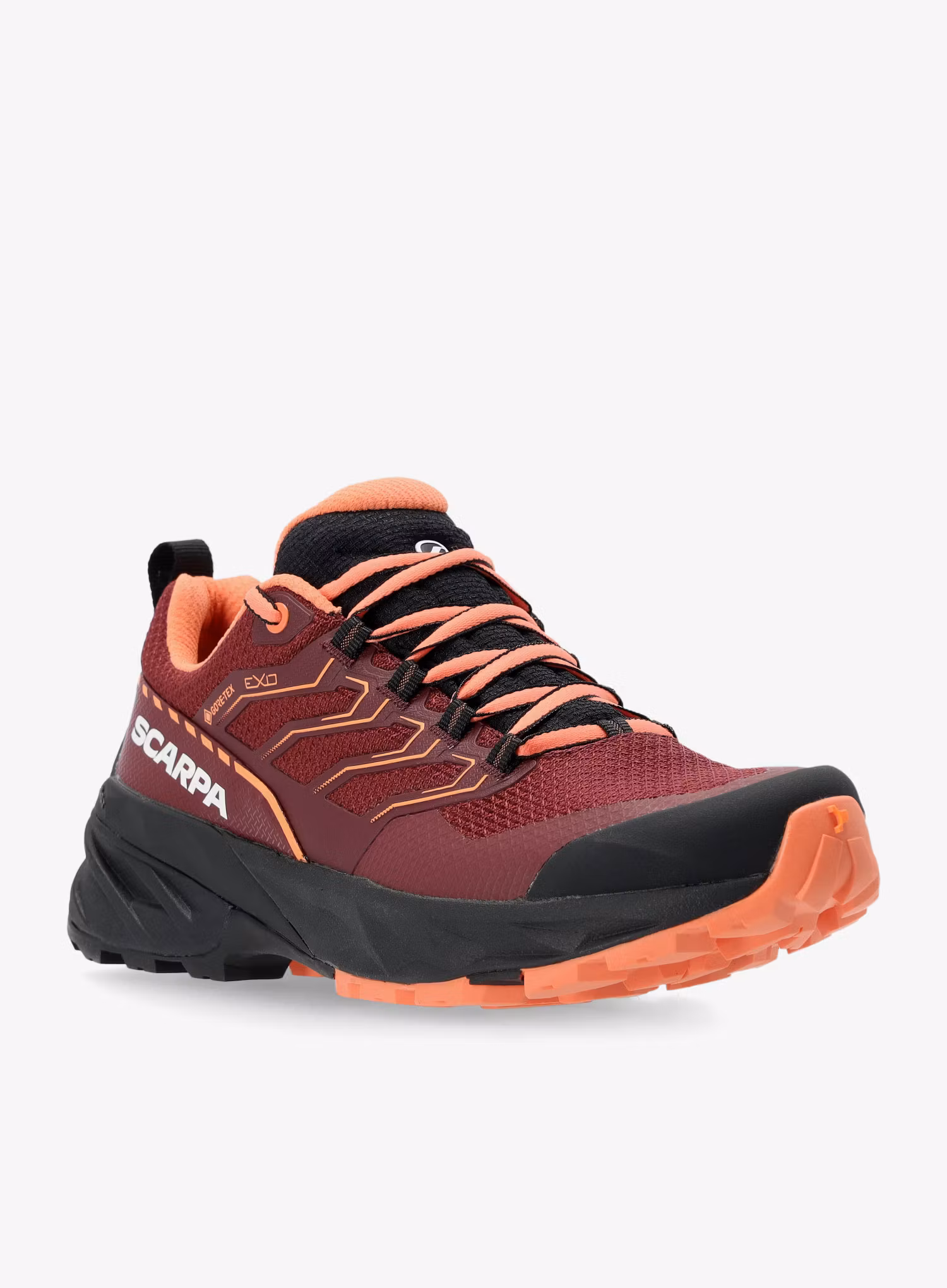 Nízké turistické boty dámské Scarpa Rush 2 GTX - burgundy/dusty orange