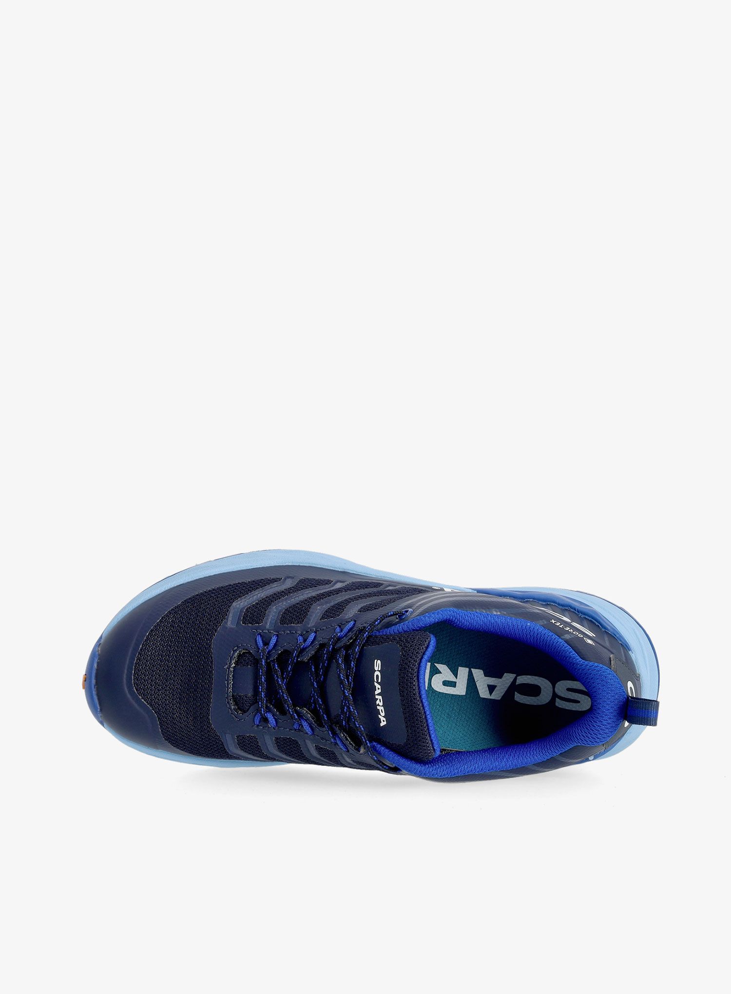 Dětské trekové boty Scarpa Rush Kid GTX - black/lake blue