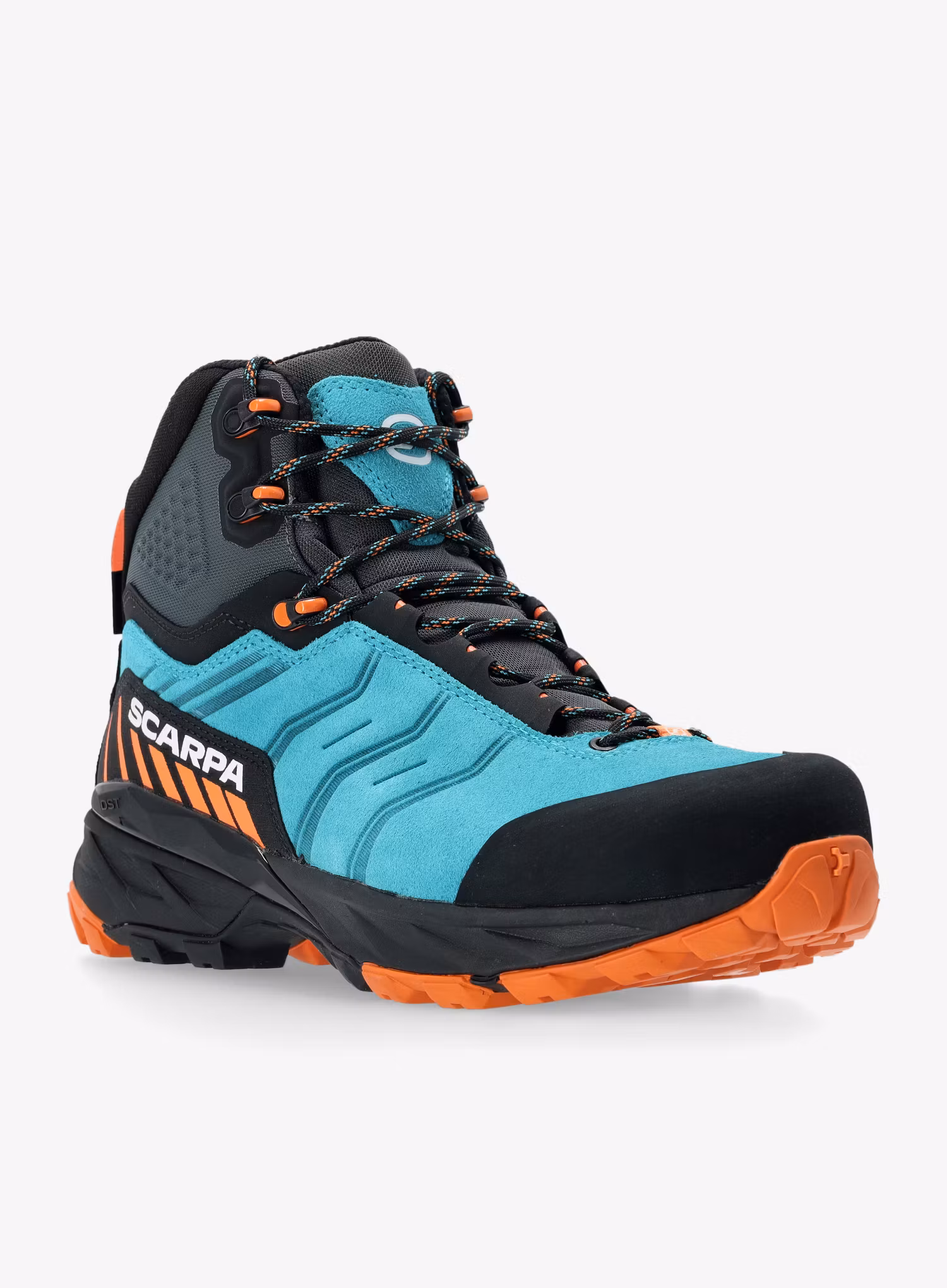 Vysoké trekové boty Scarpa Rush TRK GTX - pagoda blue/mango