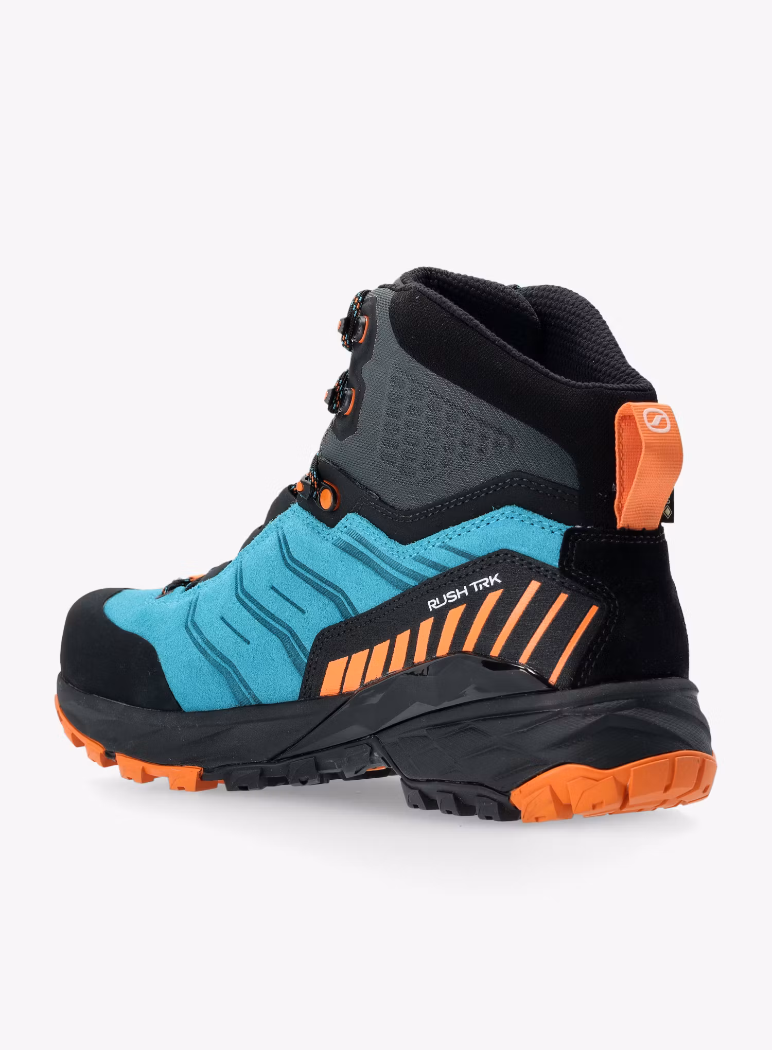 Vysoké trekové boty Scarpa Rush TRK GTX - pagoda blue/mango