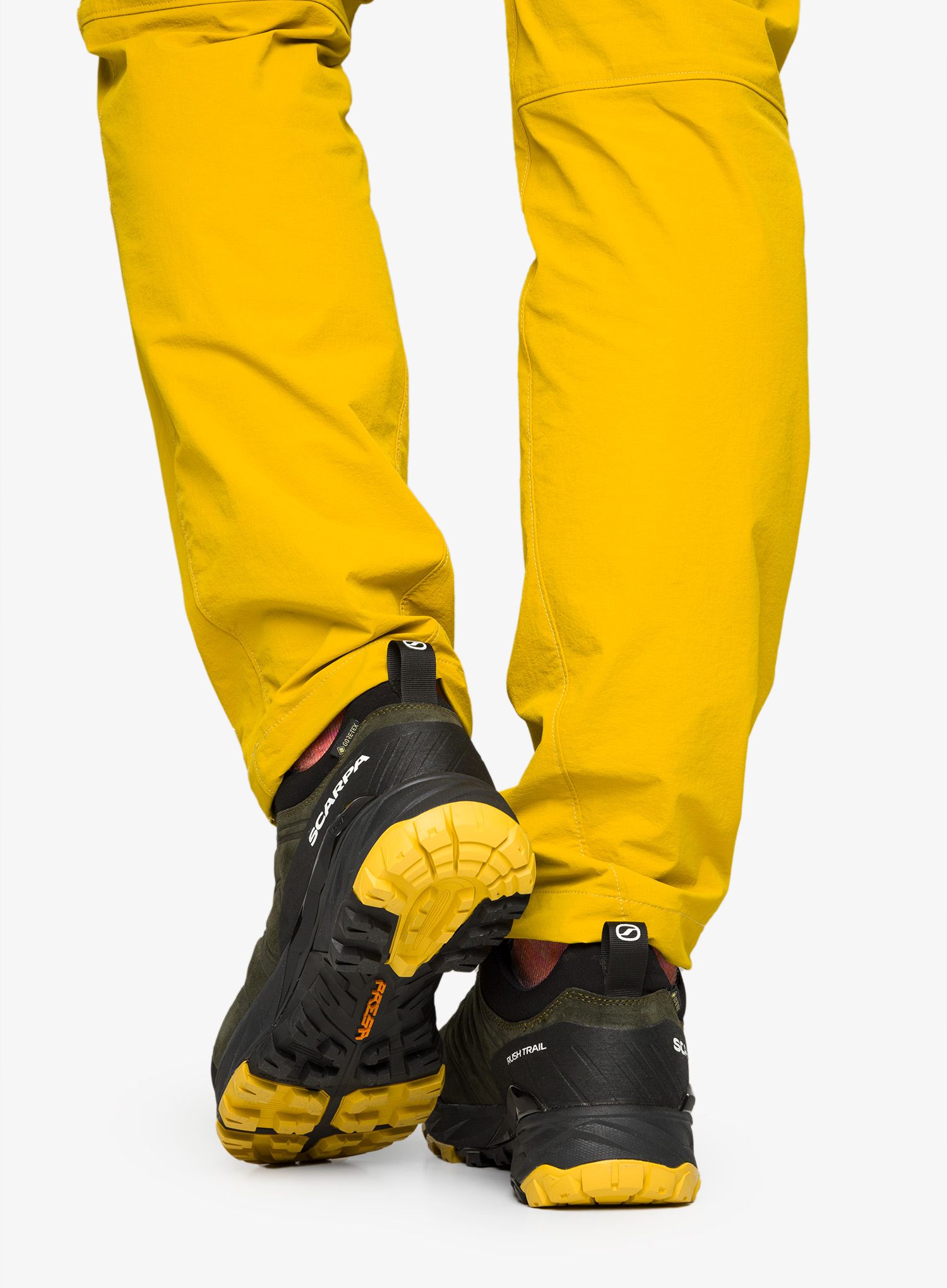 Nízké turistické boty Scarpa Rush Trail GTX  - thymegreen/mustard