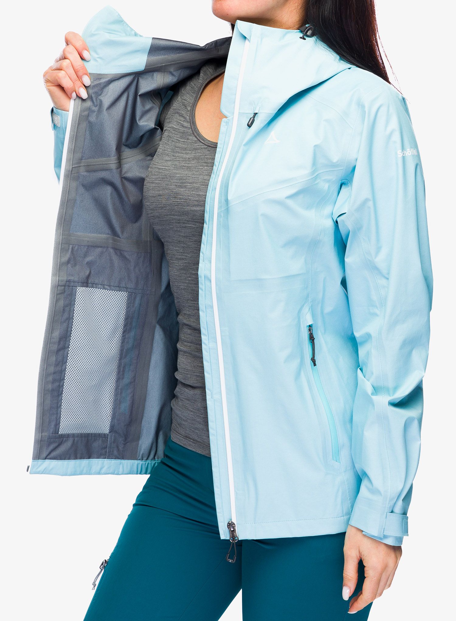 Dámská bunda Schoffel 3L Jacket Begoro - iced blue