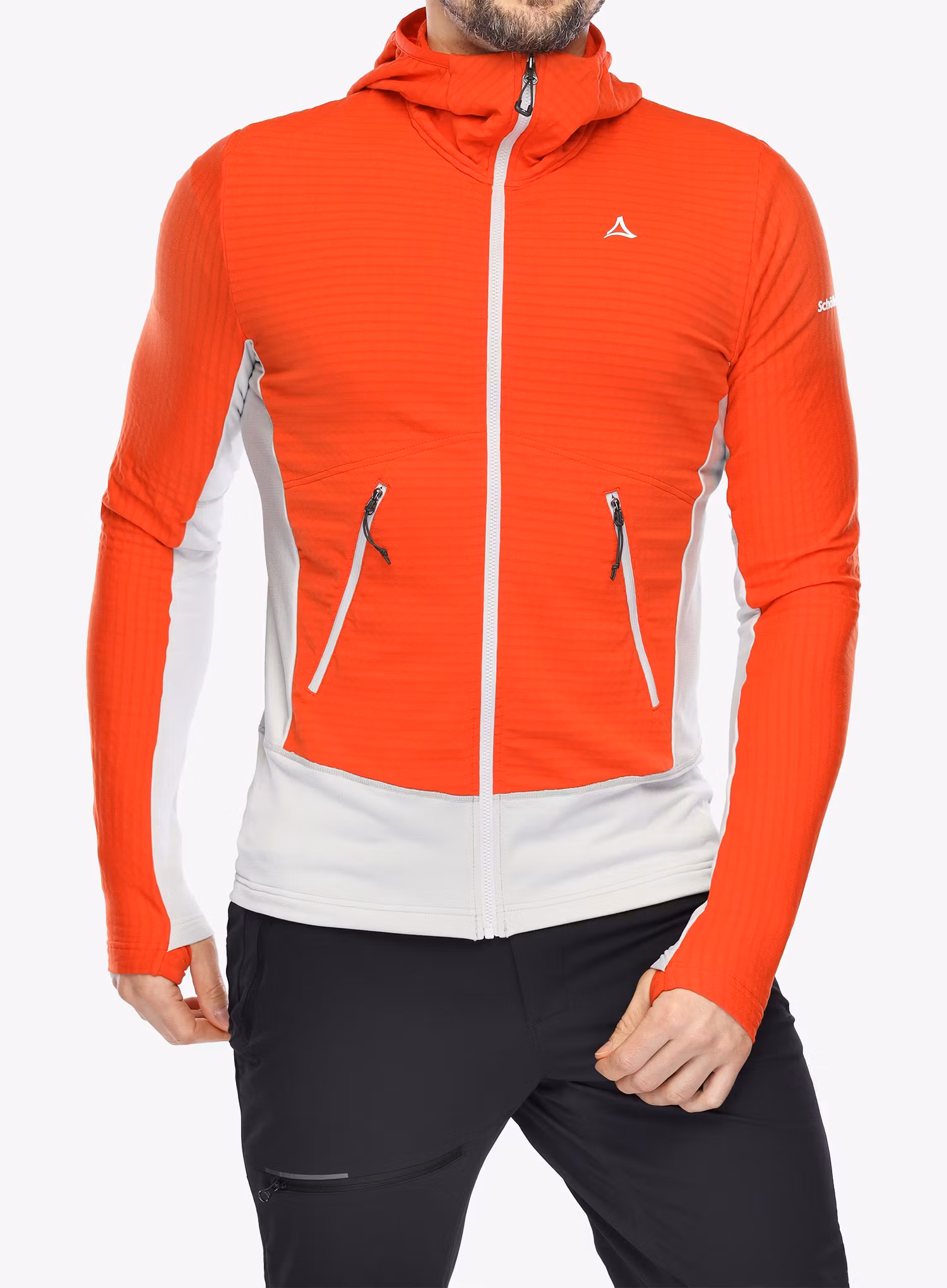 Outdoorova mikina Schoffel Fleece Hoody Monte Sart - poinciana