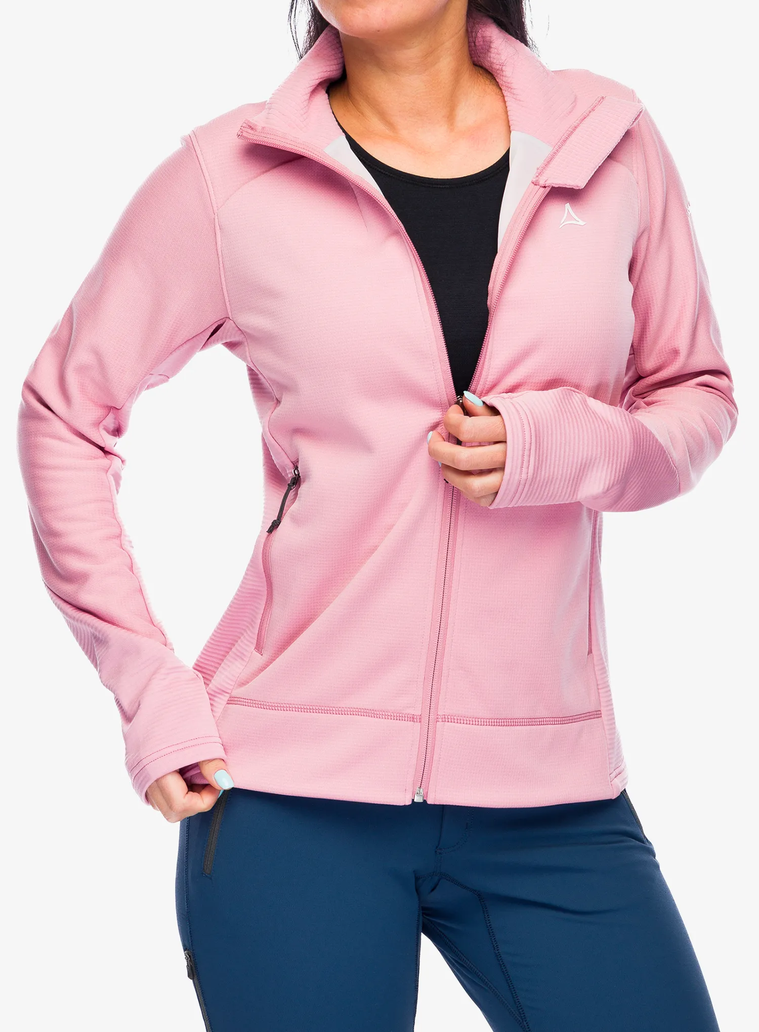Dámská mikina se zipem Schoffel Fleece Style Tiefen - viola
