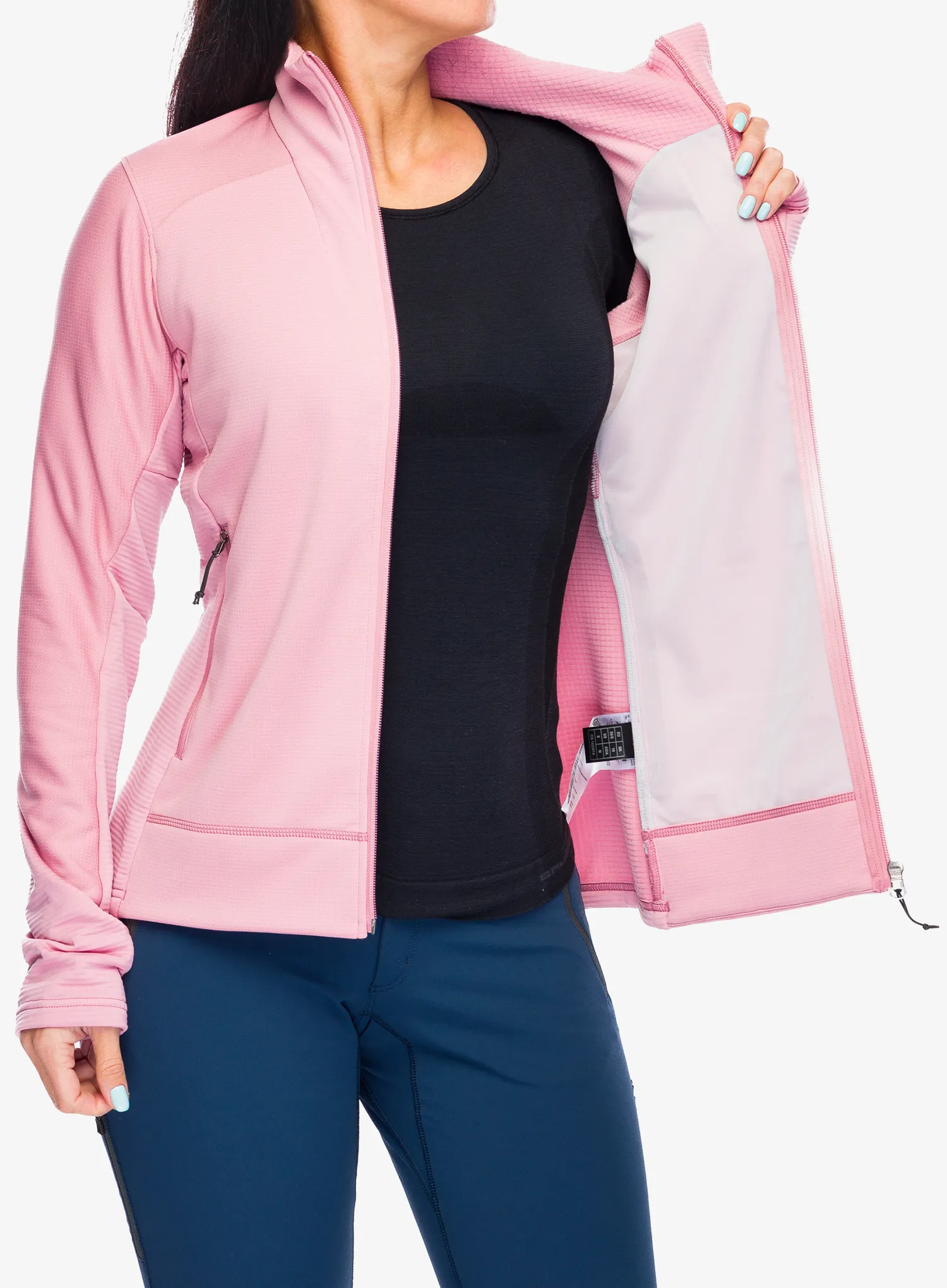 Dámská mikina se zipem Schoffel Fleece Style Tiefen - viola