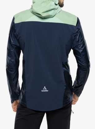 Bunda na kolo Schoffel Hybrid Jkt Flow Trail - dress blues