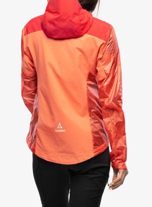 Bunda na kolo dámská Schoffel Hybrid Jkt Flow Trail - georgia peach