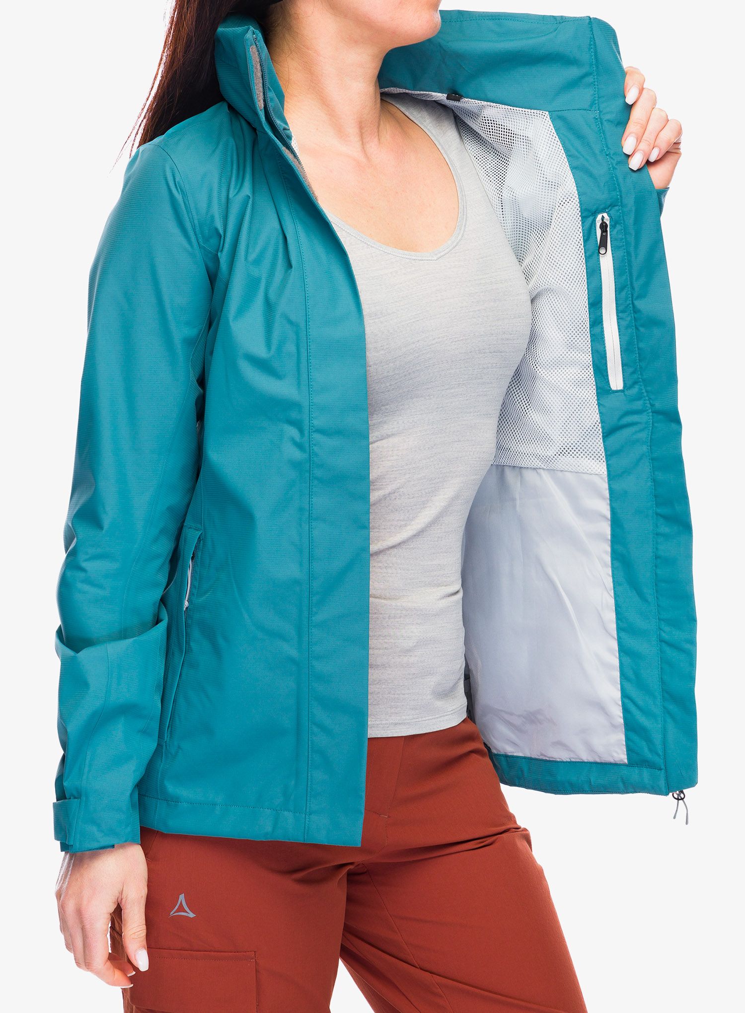 Dámská bunda do deště Schoffel Jacket Gmund - teal