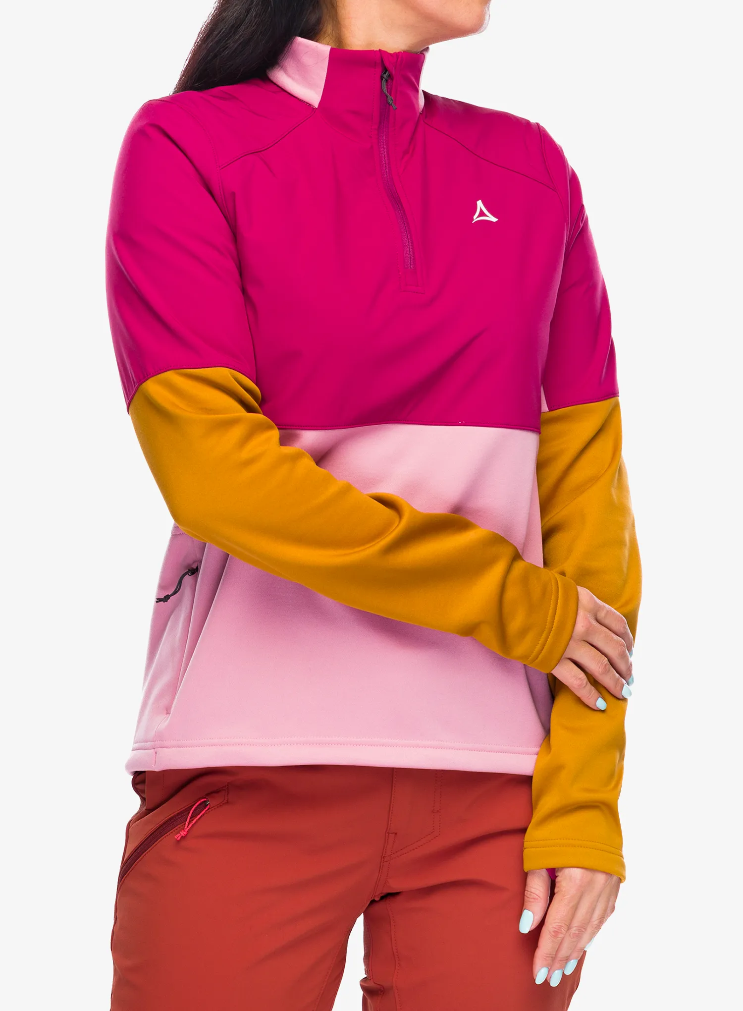 Mikina na kolo dámská Schoffel Jersey Style Salza - viola