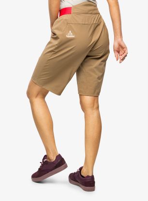 Kraťasy na kolo dámské Schoffel Shorts Mellow Trail - soft walnut