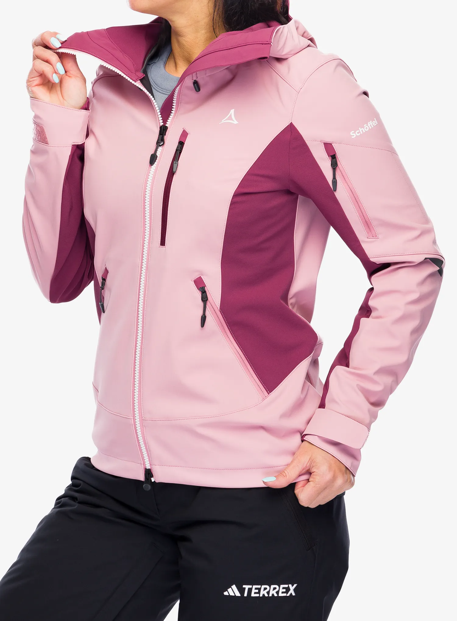 Dámská bunda Schoffel Softshell Jacket Matrei - viola