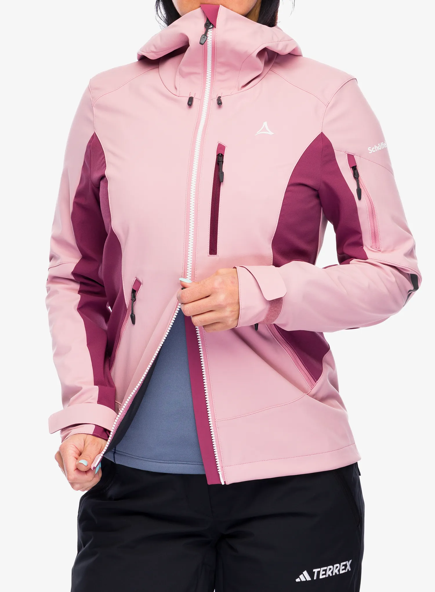 Dámská bunda Schoffel Softshell Jacket Matrei - viola