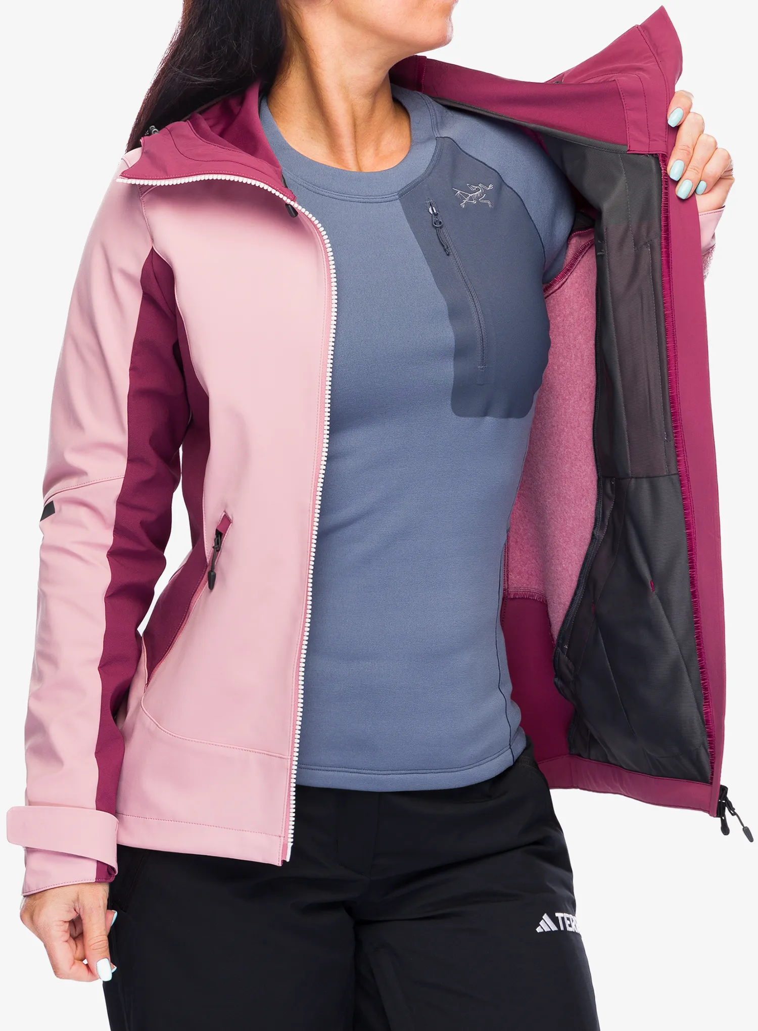 Dámská bunda Schoffel Softshell Jacket Matrei - viola