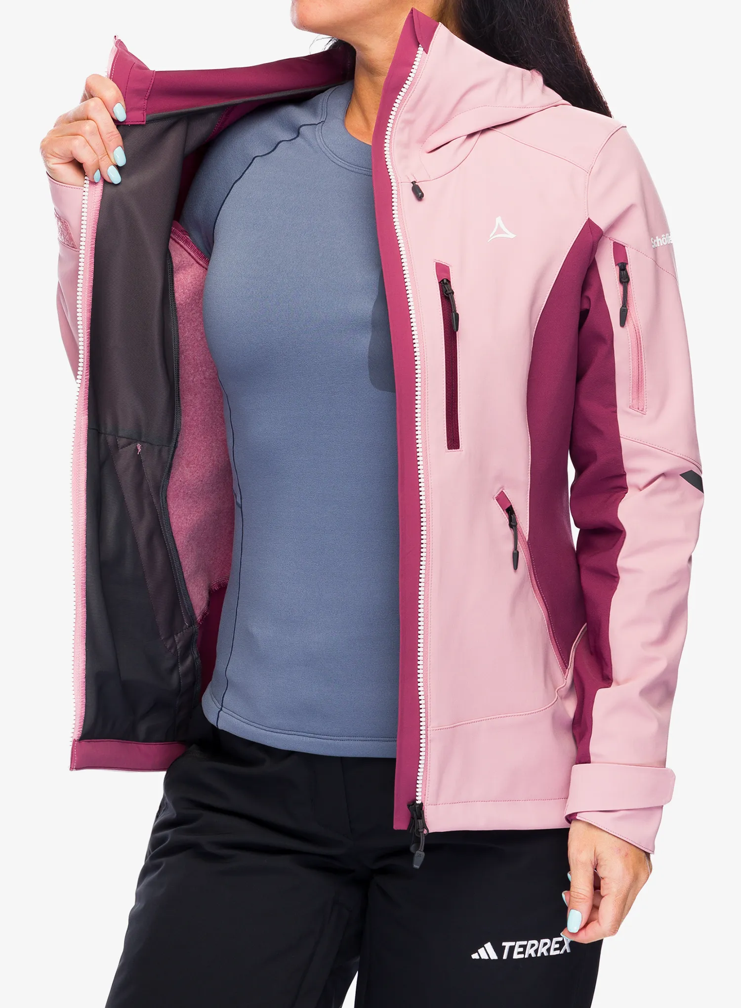 Dámská bunda Schoffel Softshell Jacket Matrei - viola