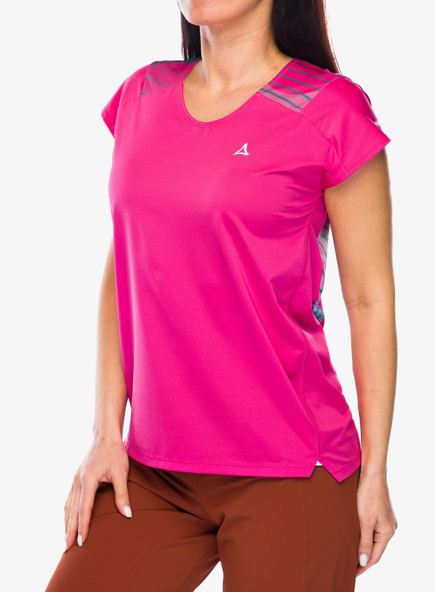 Dámské rychleschnoucí triko Schoffel T-Shirt Aukra - holly pink