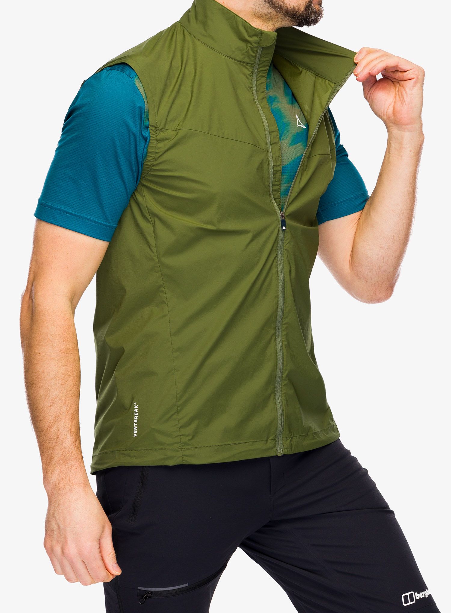 Vesta na kolo Schoffel Vest Val Bavona - balsam green