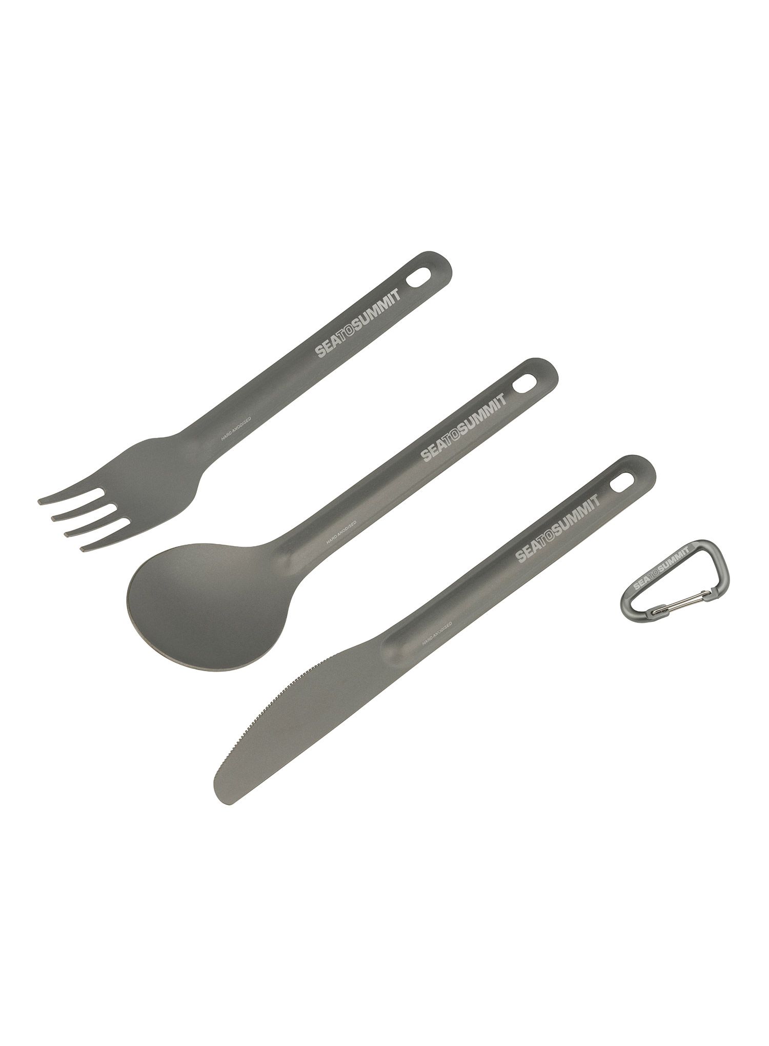 Sada Sea To Summit AlphaLight Cutlery Set 3pc (Knife, Fork and Spoon) - grey