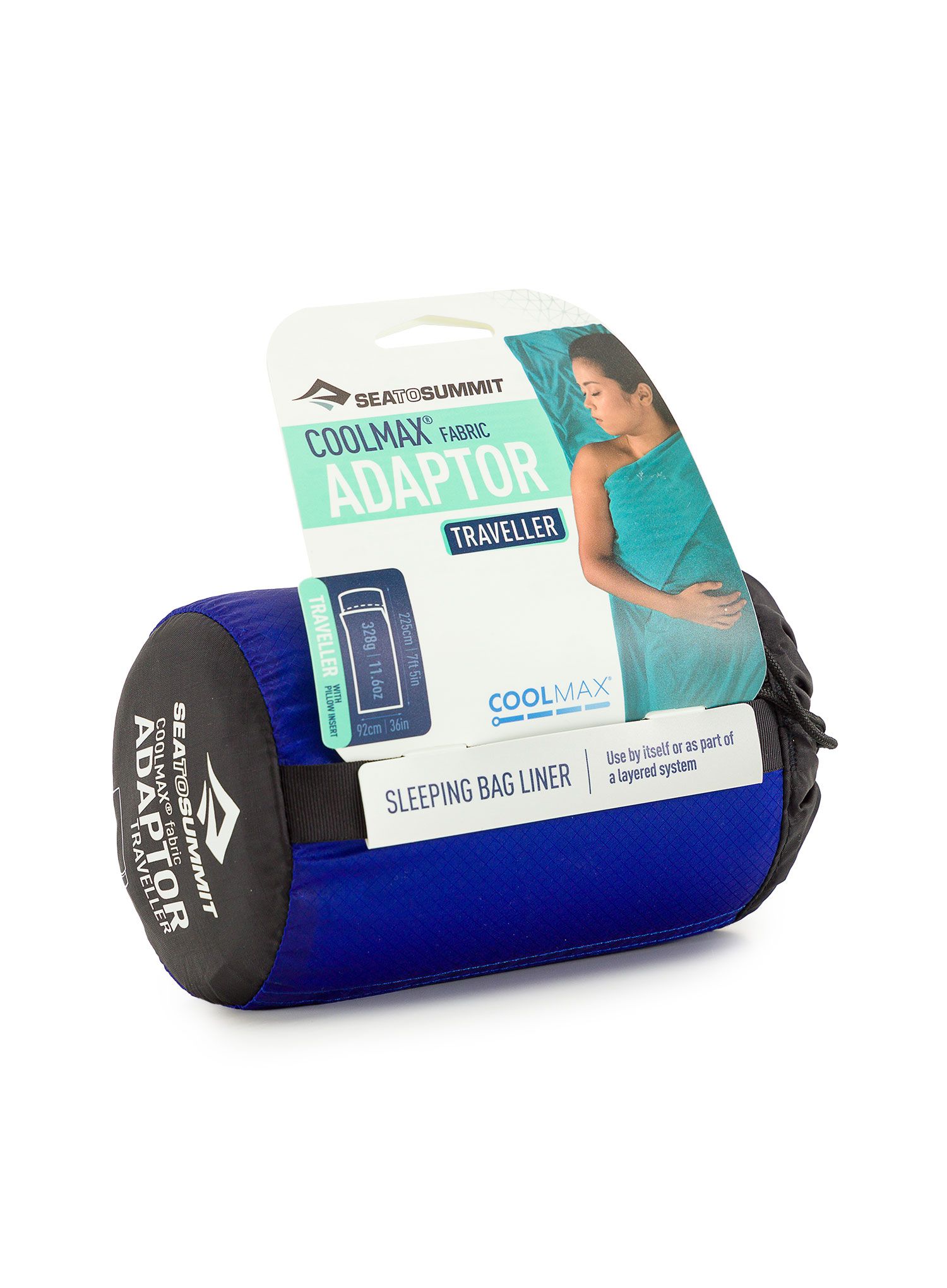 Vložka do spacáku Sea To Summit Coolmax Adaptor Liner - aqua