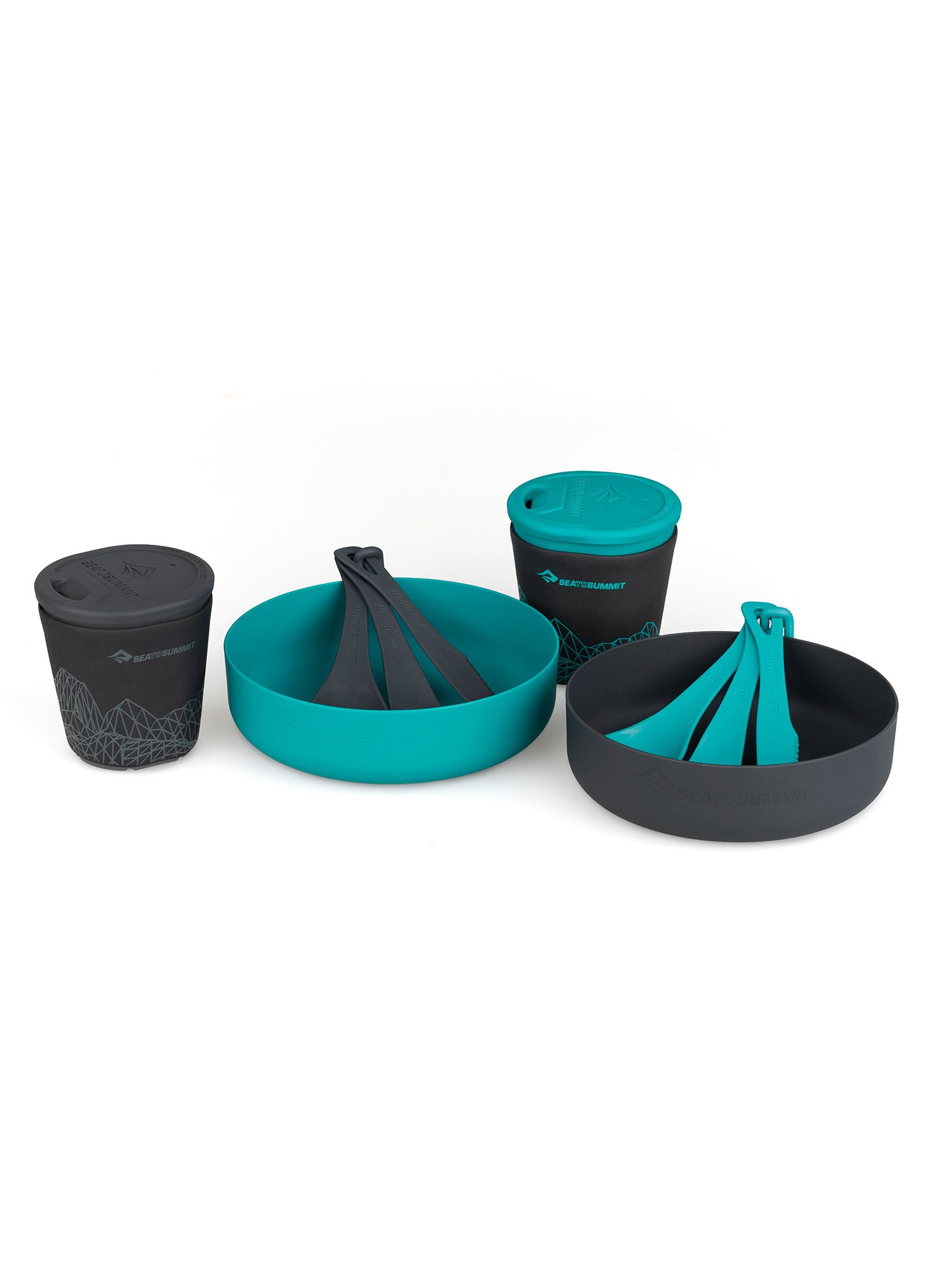 Sada nádobí Sea To Summit DeltaLight Camp Set 2.2 (2 mugs, 2 Bowls) - blue