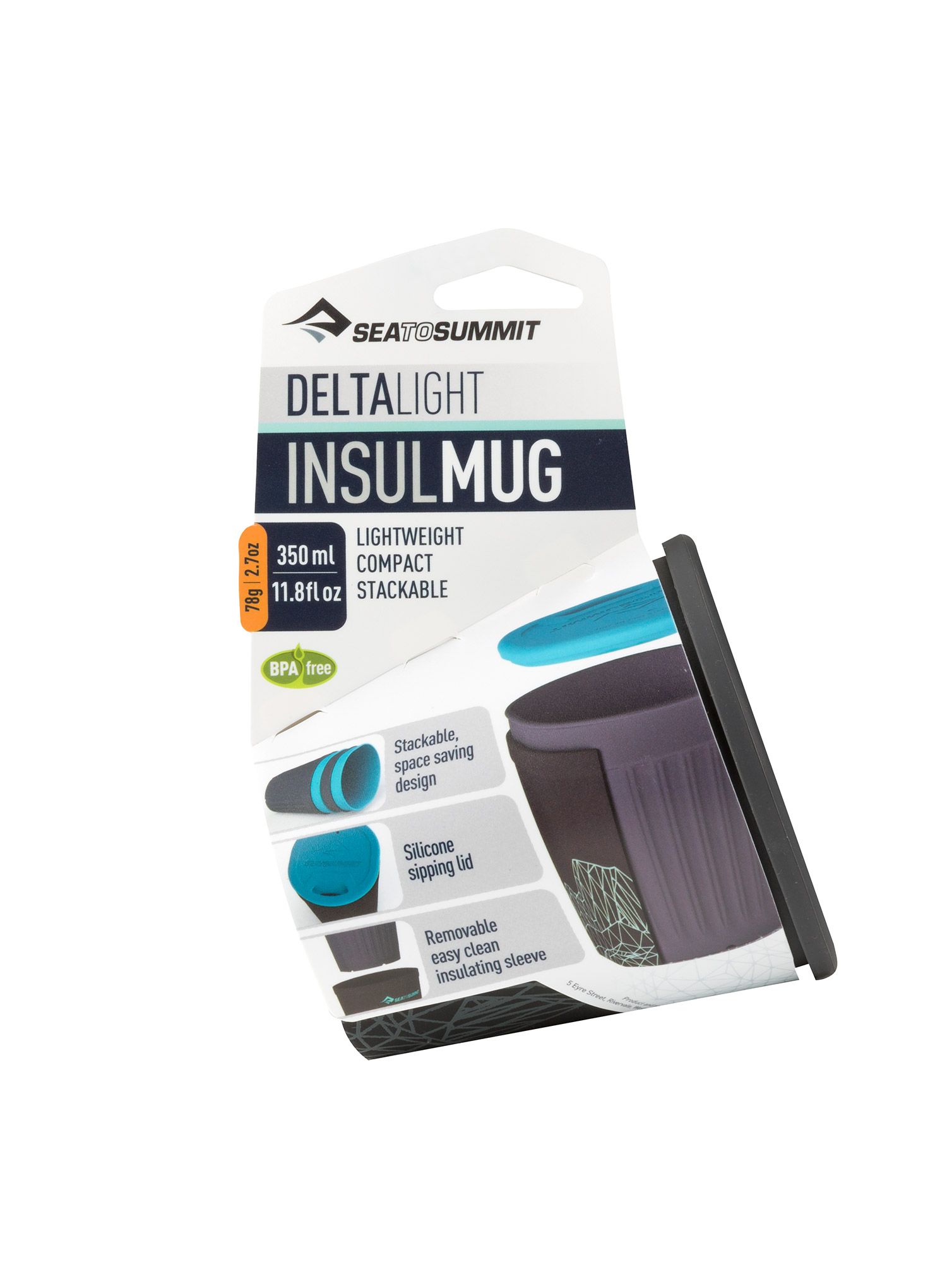 Hrnek Sea To Summit Delta Light Insulated Mug (0,35 l) - grey