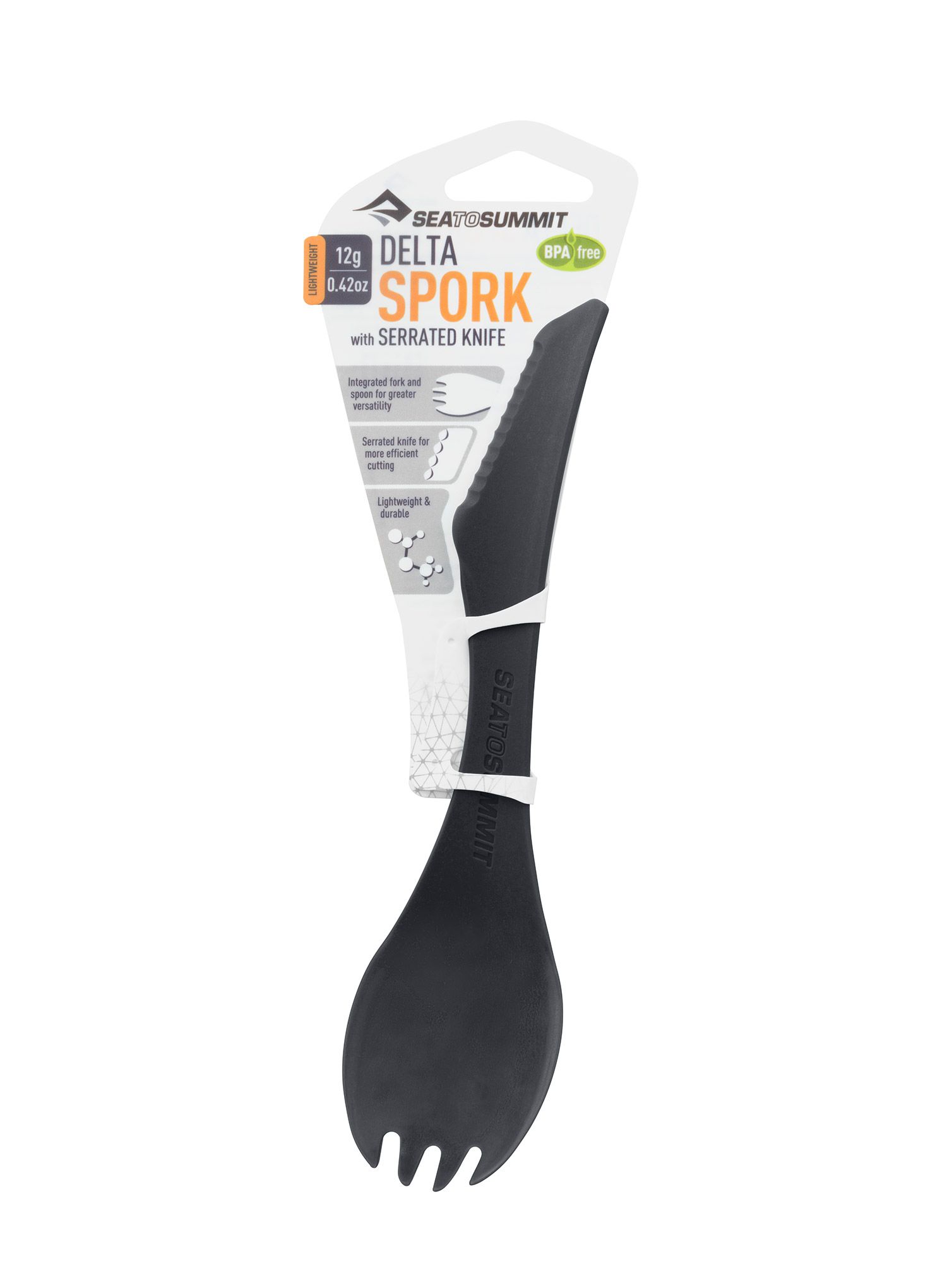 Spork Sea To Summit Delta Spork & Knife - grey