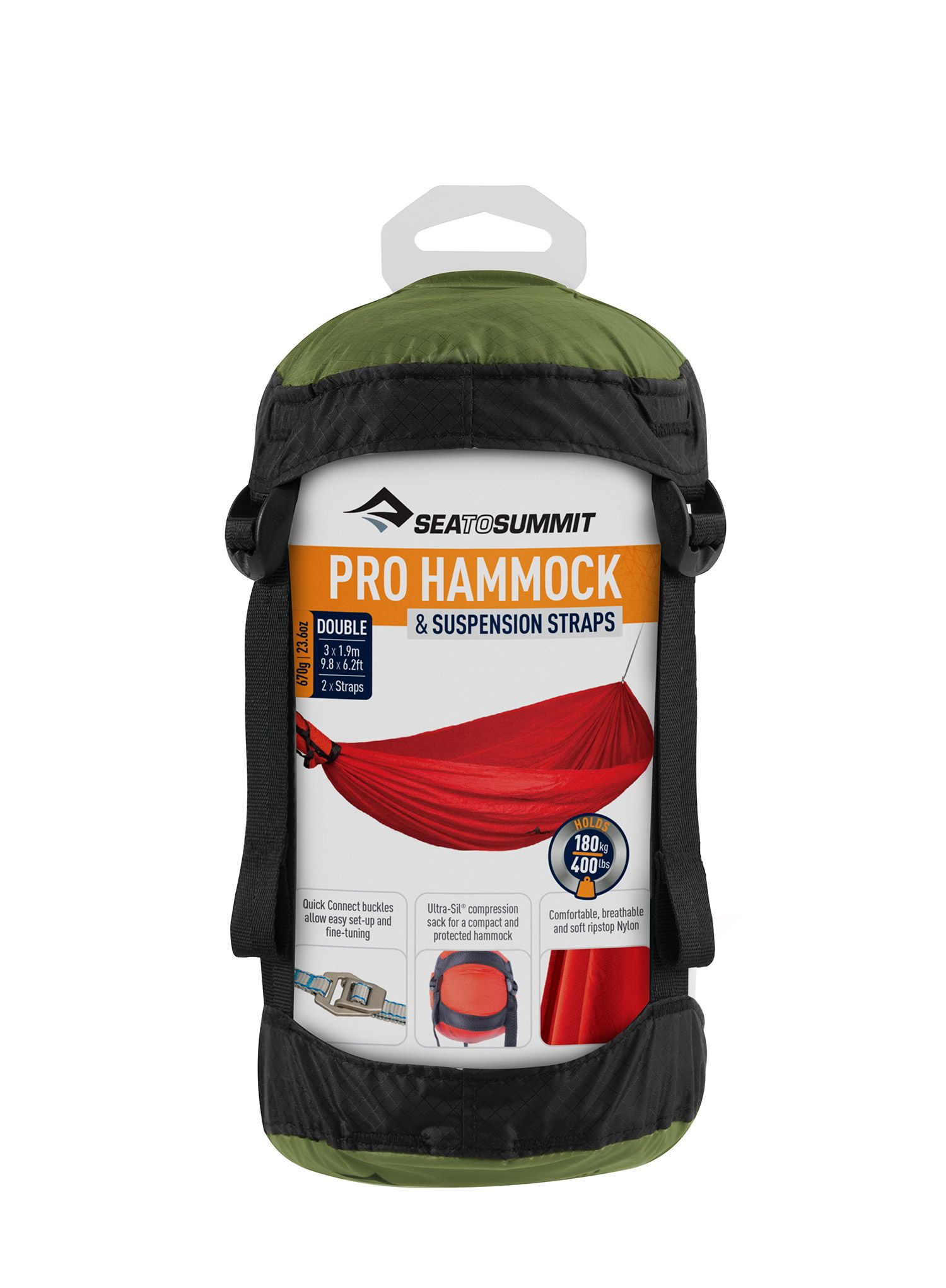 Hamaka Sea To Summit Pro Hammock Set Double - olive