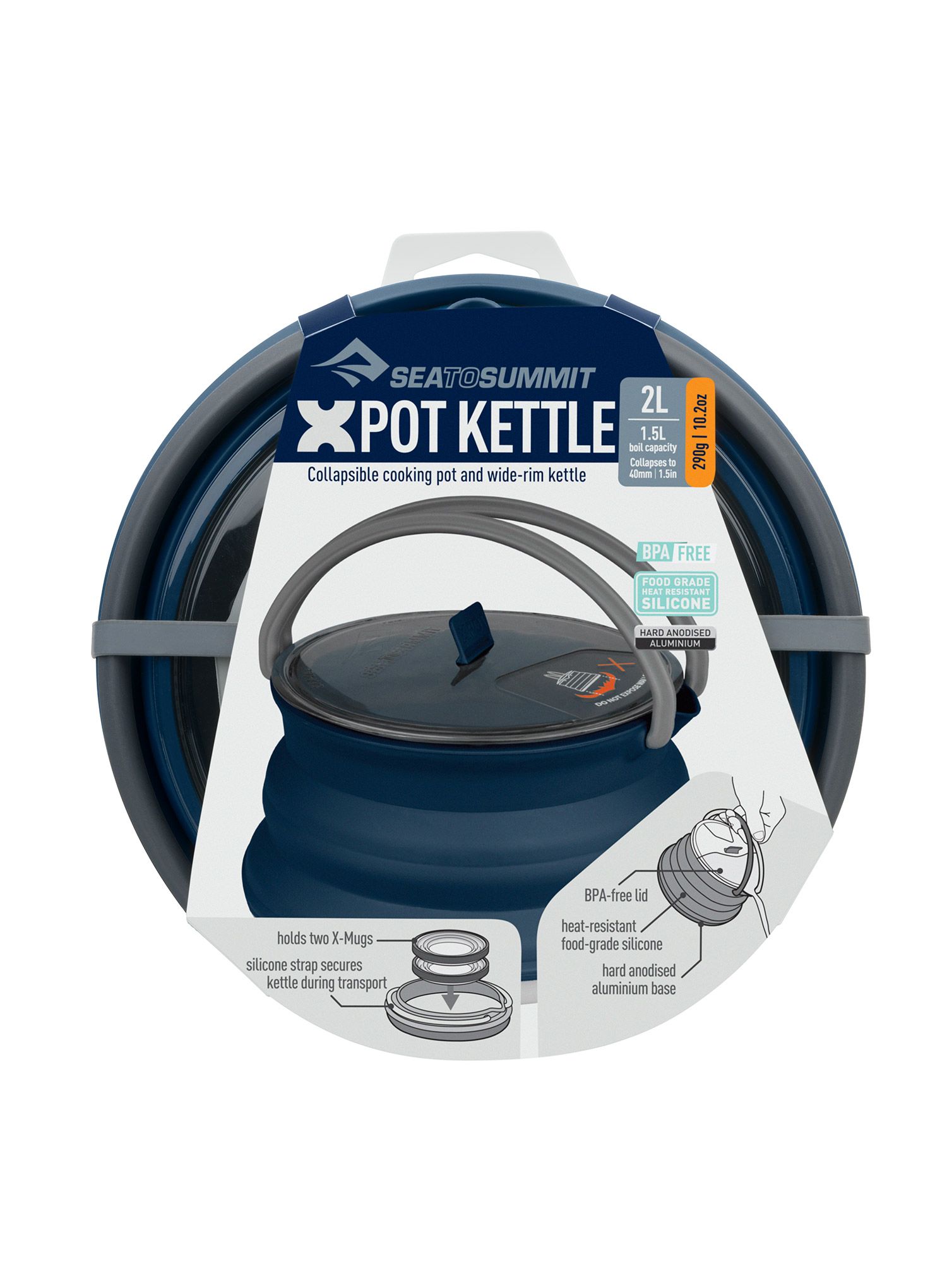 Konvice na čaj Sea To Summit X-Pot Kettle 2.0 Litre