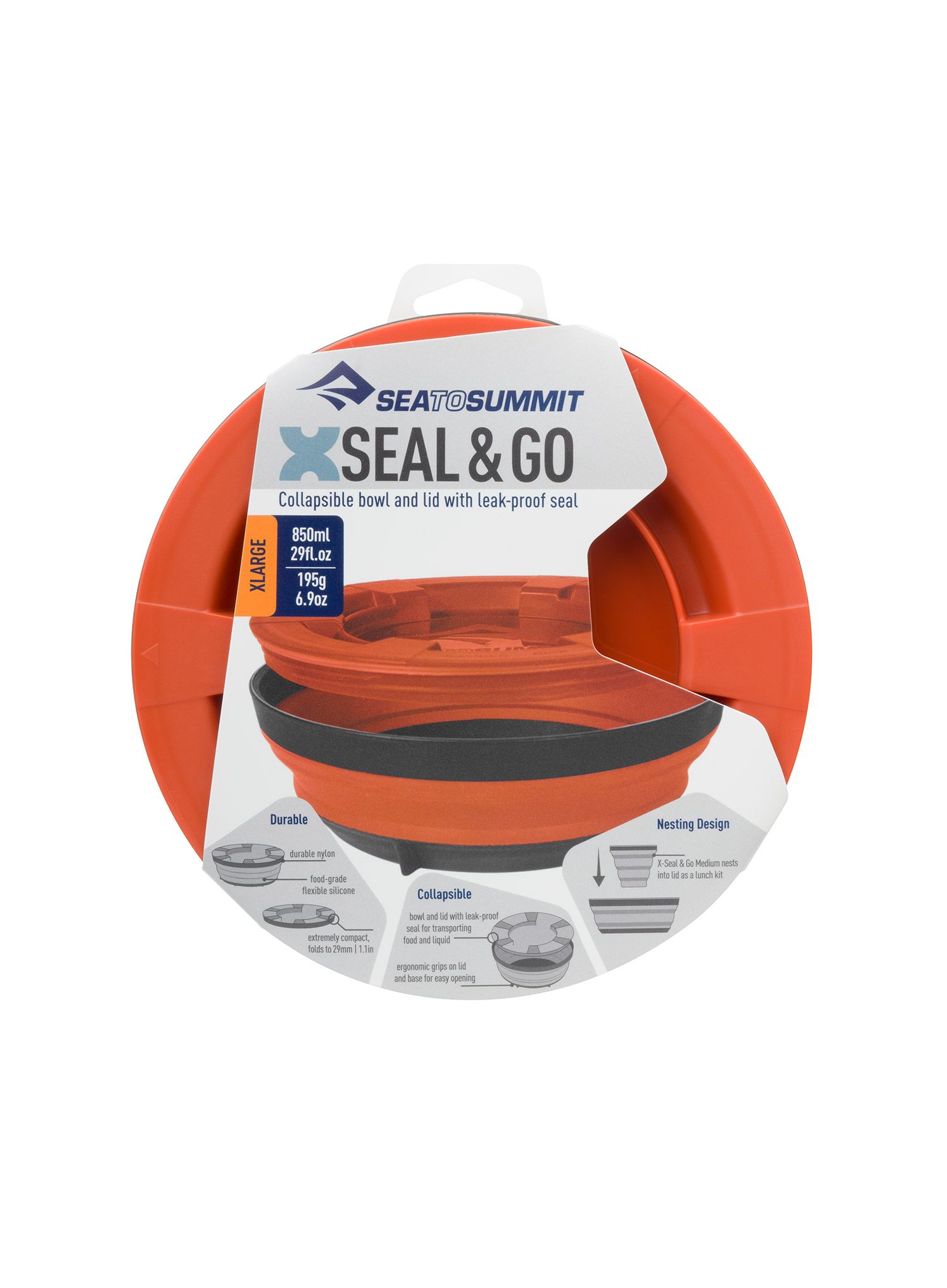 Nádoba na jídlo Sea To Summit X-Seal & Go X-Large - rust