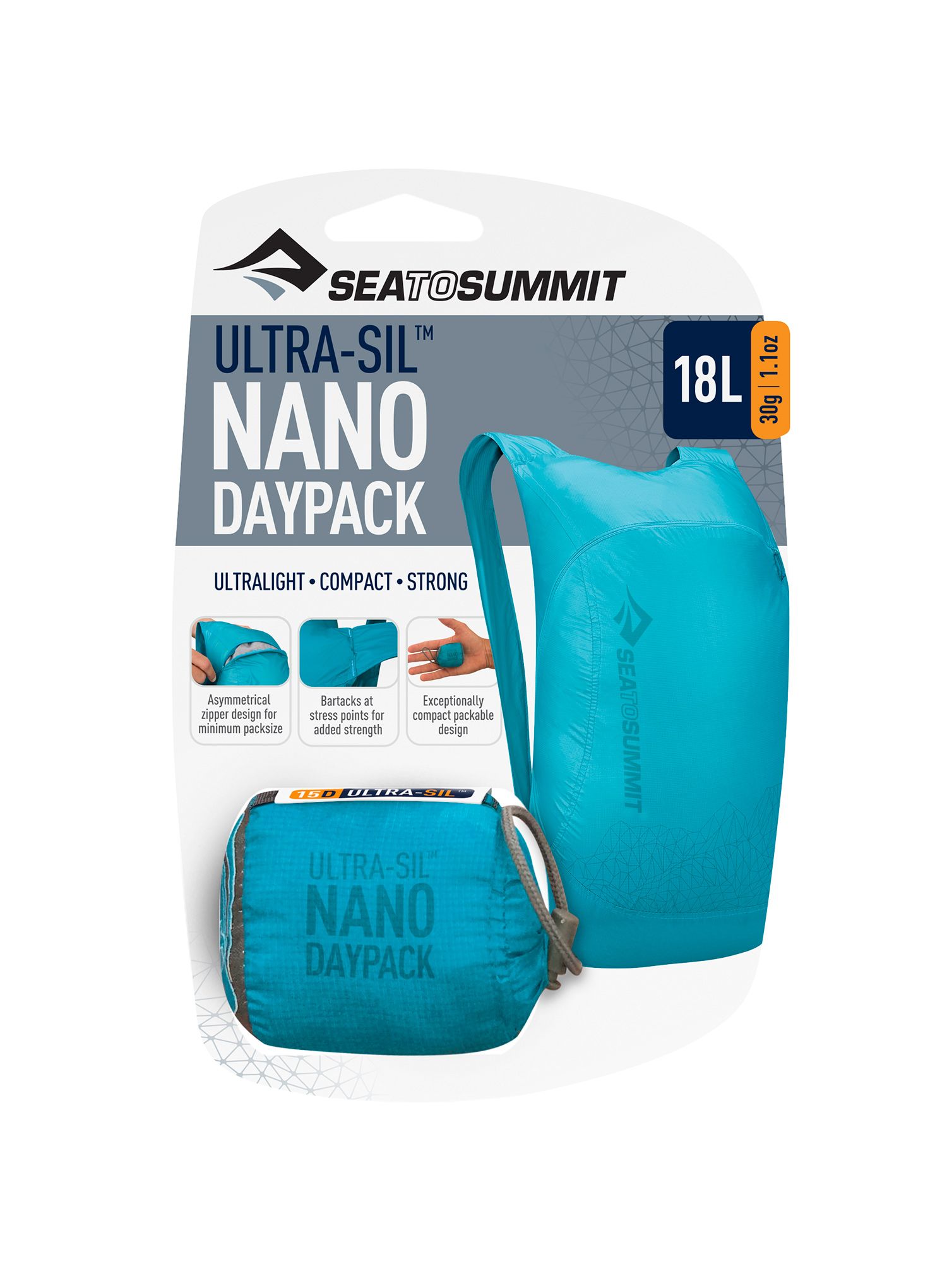 Batoh Sea to Summit Ultra-Sil Nano Day Pack - teal