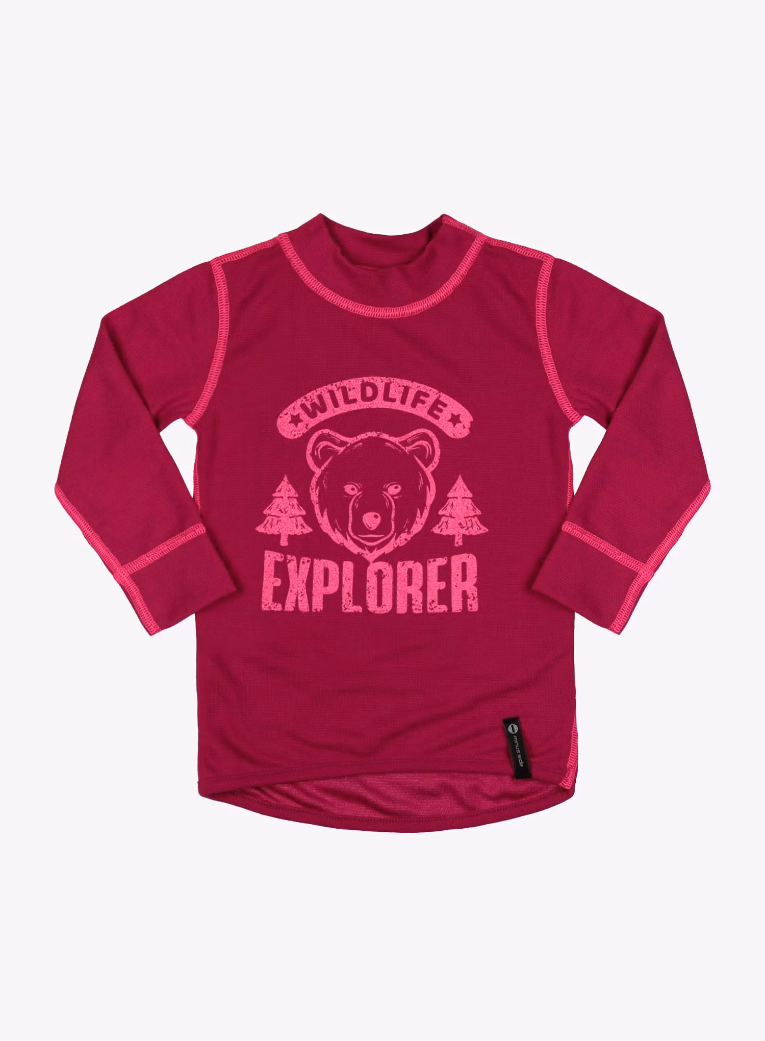 Sada spodního prádla Sensor DF Set Wild Tee L/S + Underpants Youth - lilla