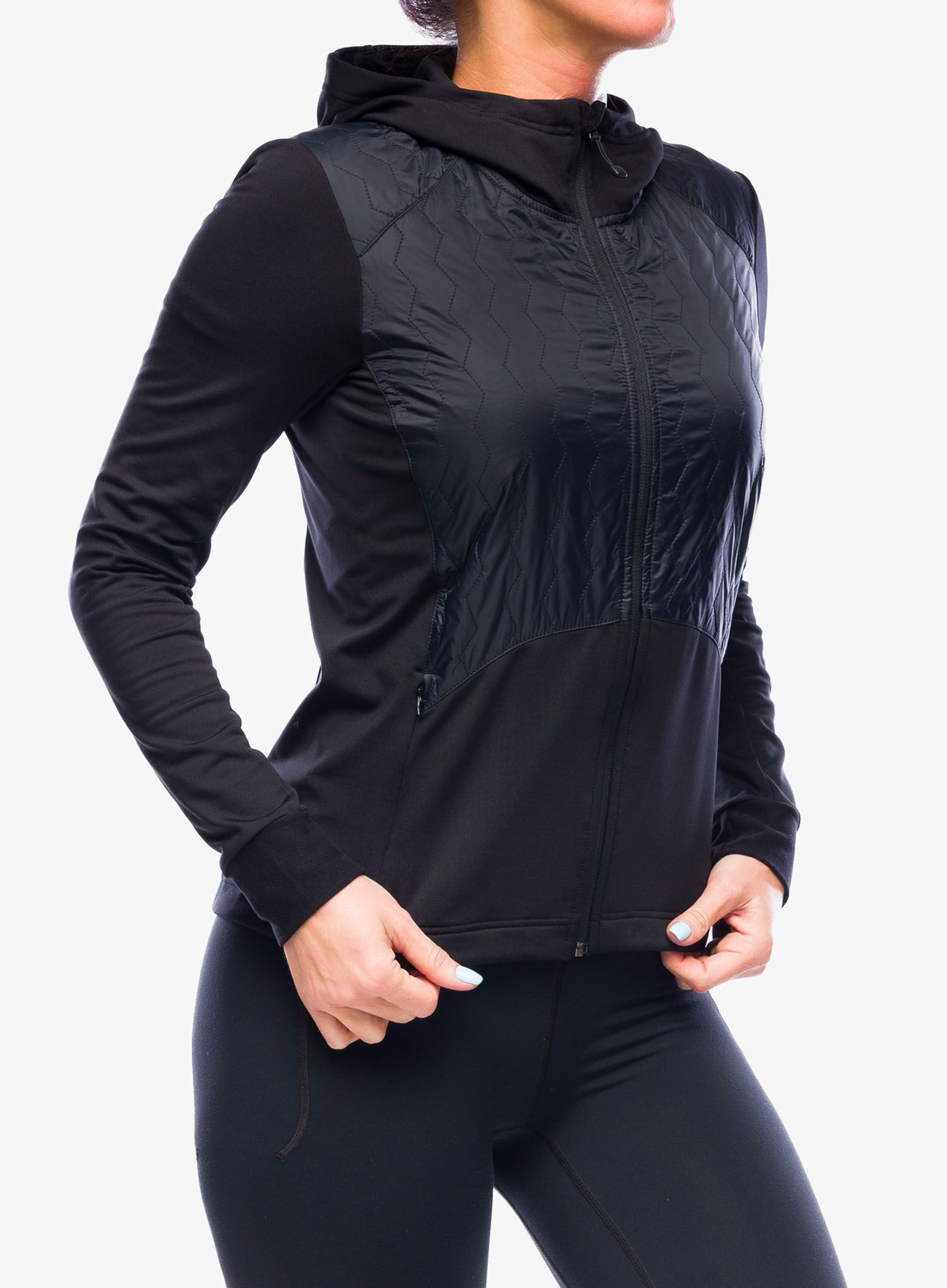Dámská běžecká mikina Sensor Infinity Zero Jacket - black