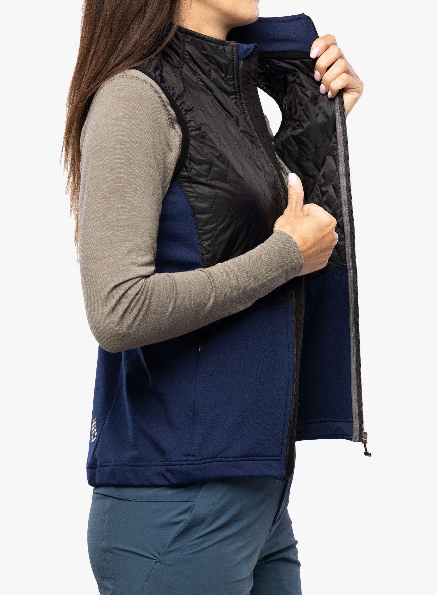 Dámská vesta Sensor Infinity Zero Vest - black/deep blue
