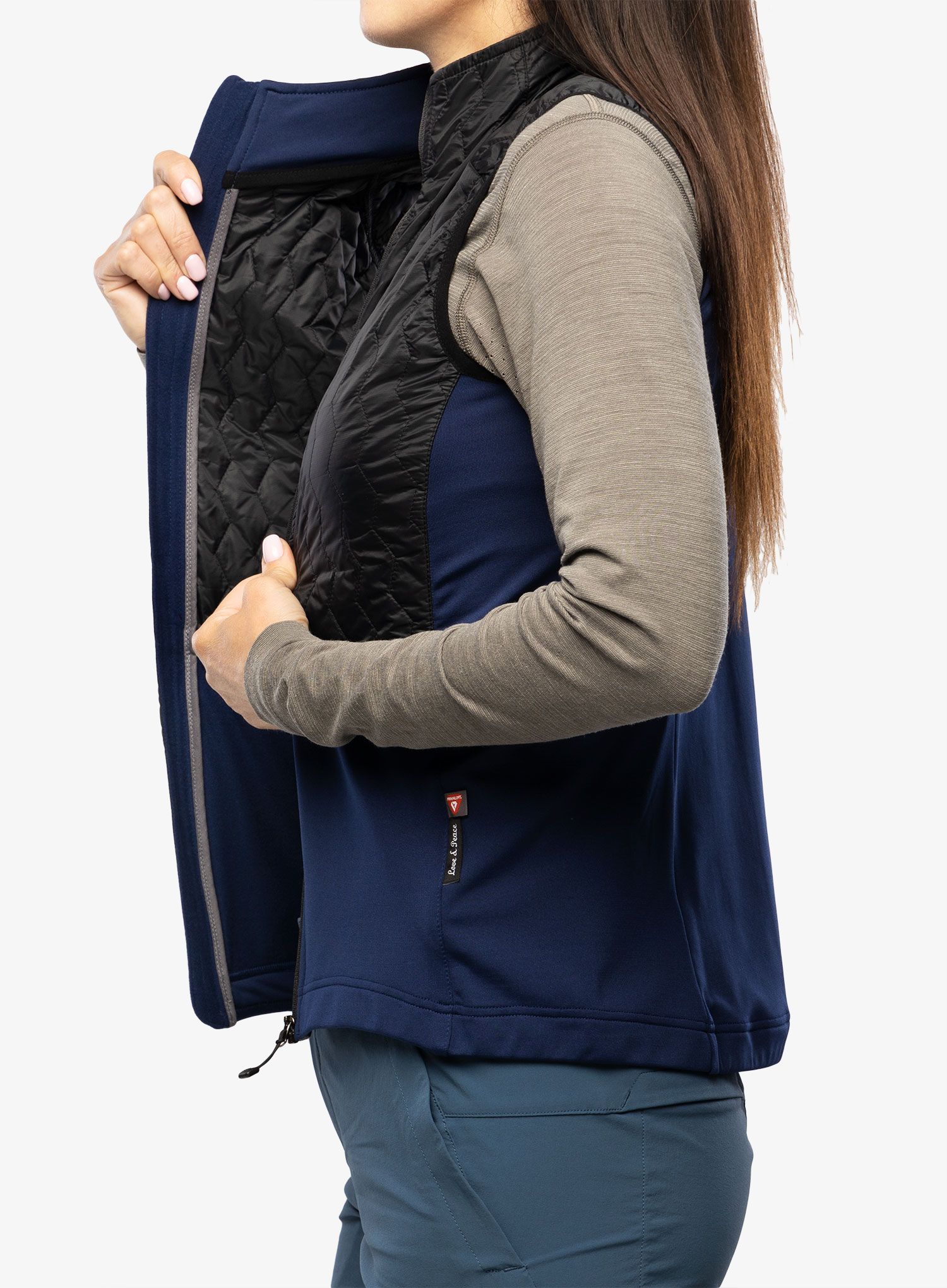 Dámská vesta Sensor Infinity Zero Vest - black/deep blue