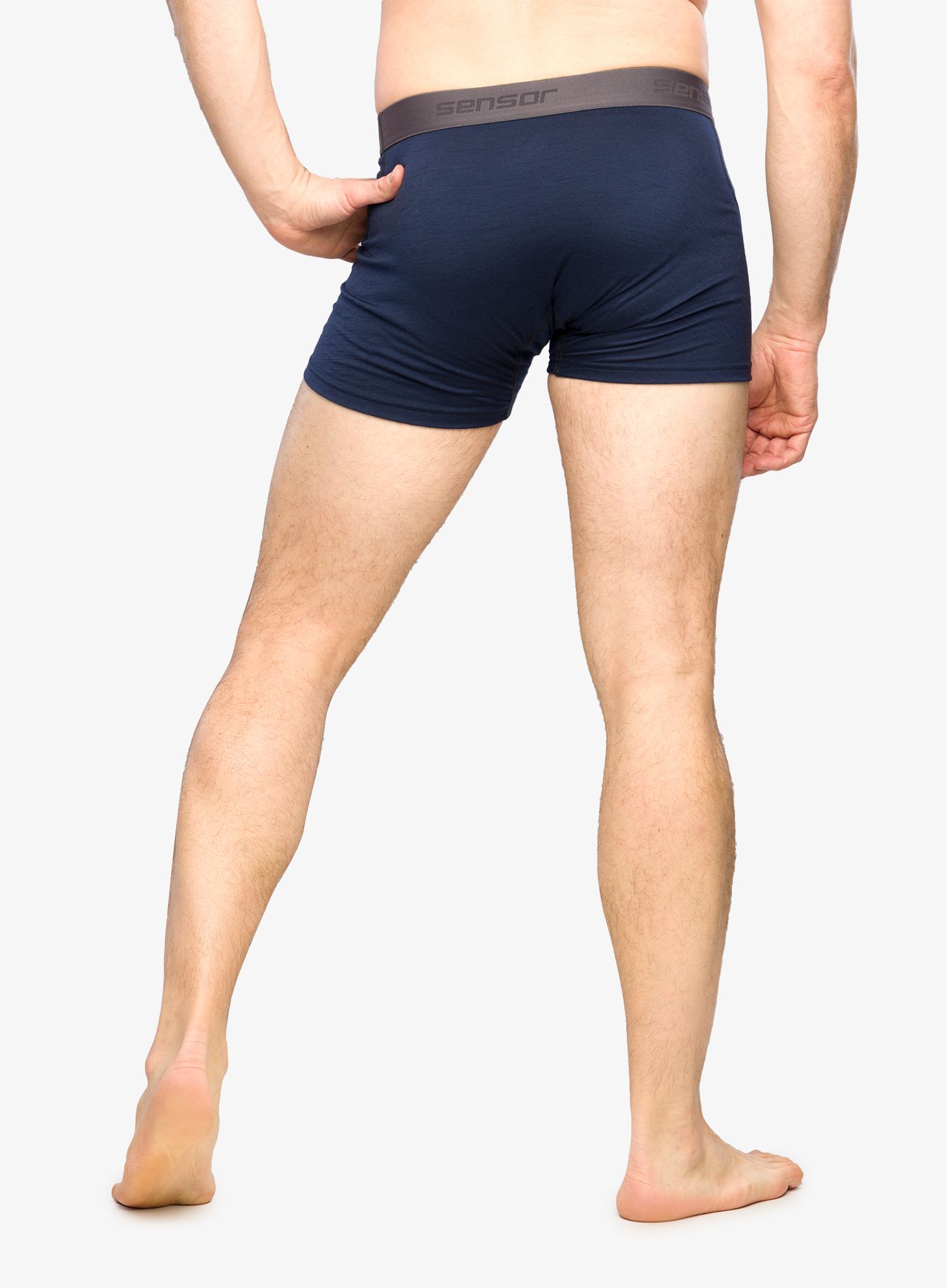 Termoaktivní boxerky Sensor Merino Active 3Pack - black/blue/dark blue
