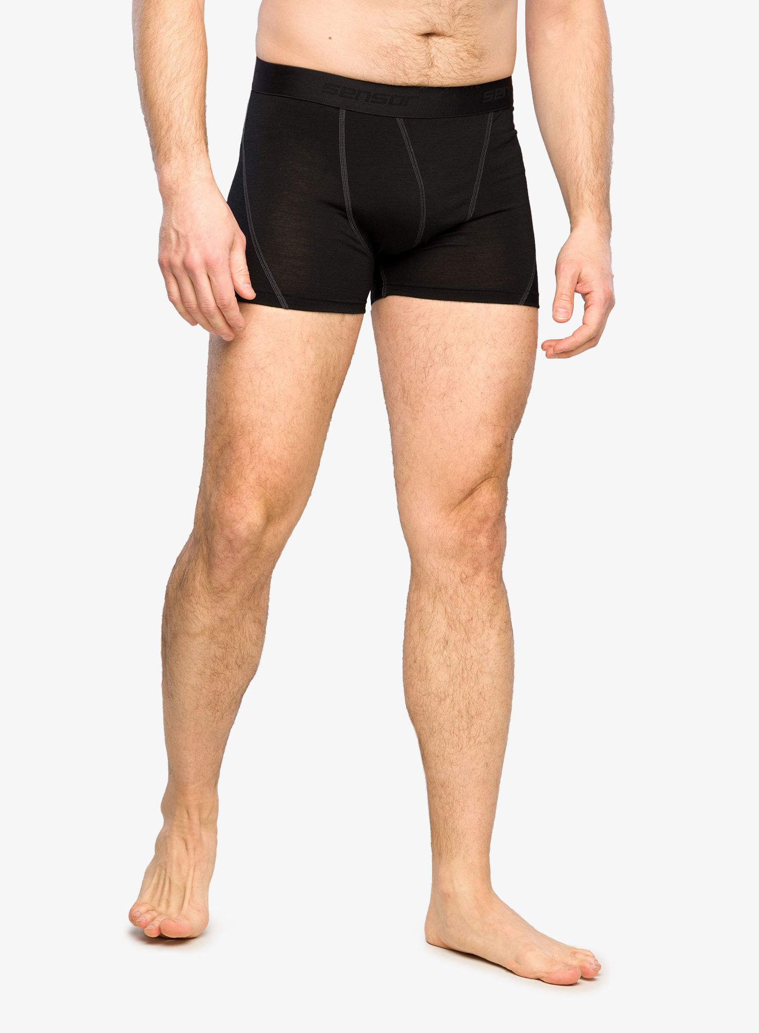 Termoaktivní boxerky Sensor Merino Active 3Pack - black/blue/dark blue