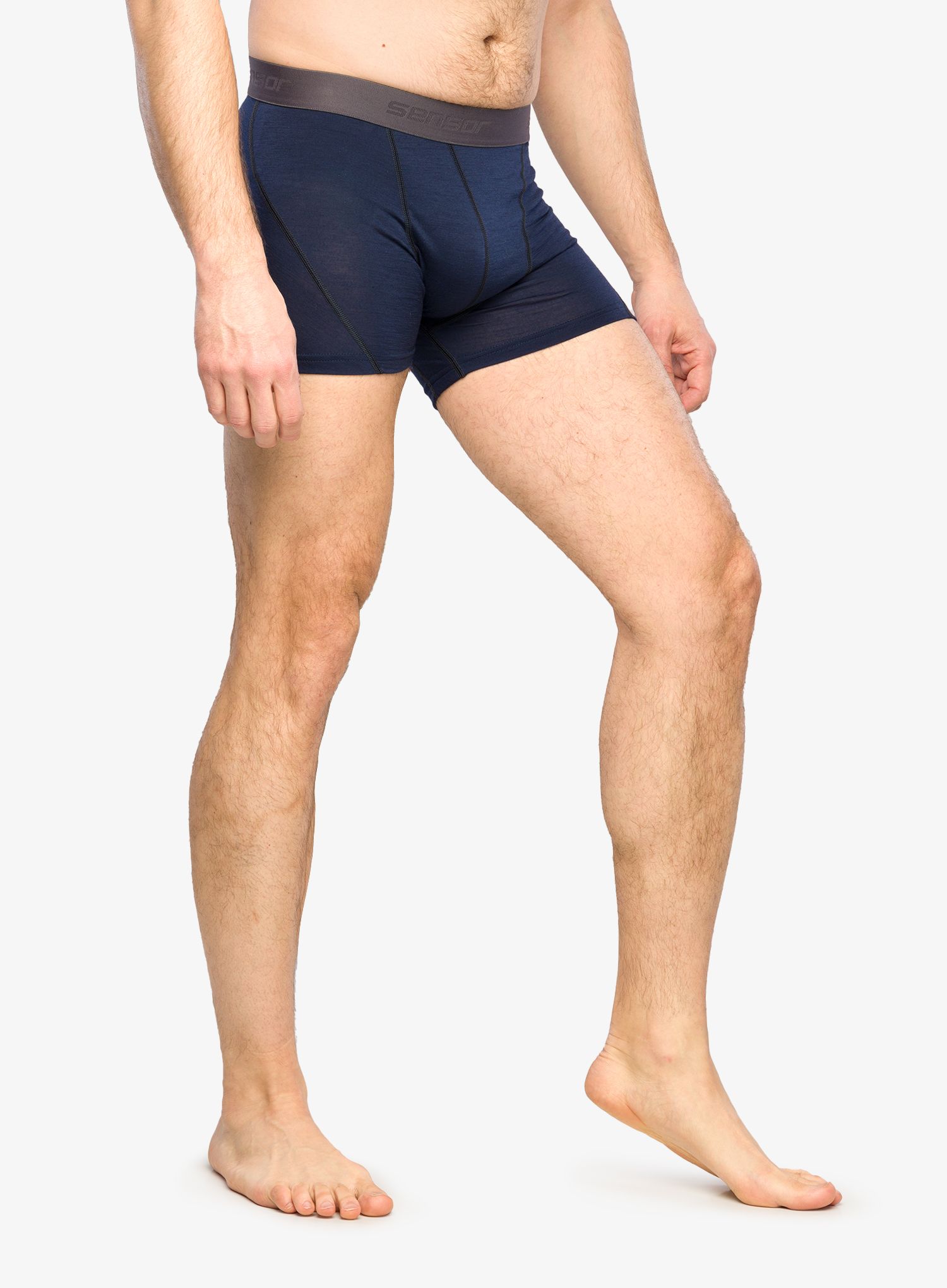 Termoaktivní boxerky Sensor Merino Active 3Pack - black/blue/dark blue