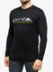 Termoaktivní mikina Sensor Merino Active PT Tee L/S - black mountains