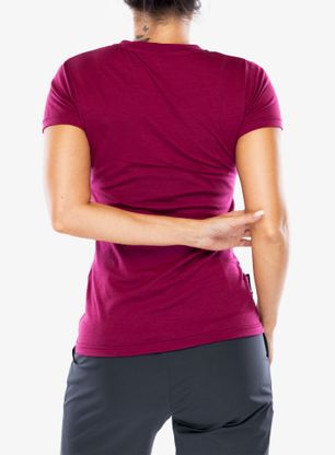 Dámské merino tričko Sensor Merino Active PT Tee S/S - lilla orchid
