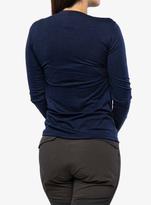 Dámská mikina Sensor Merino Active PT - deep blue fox