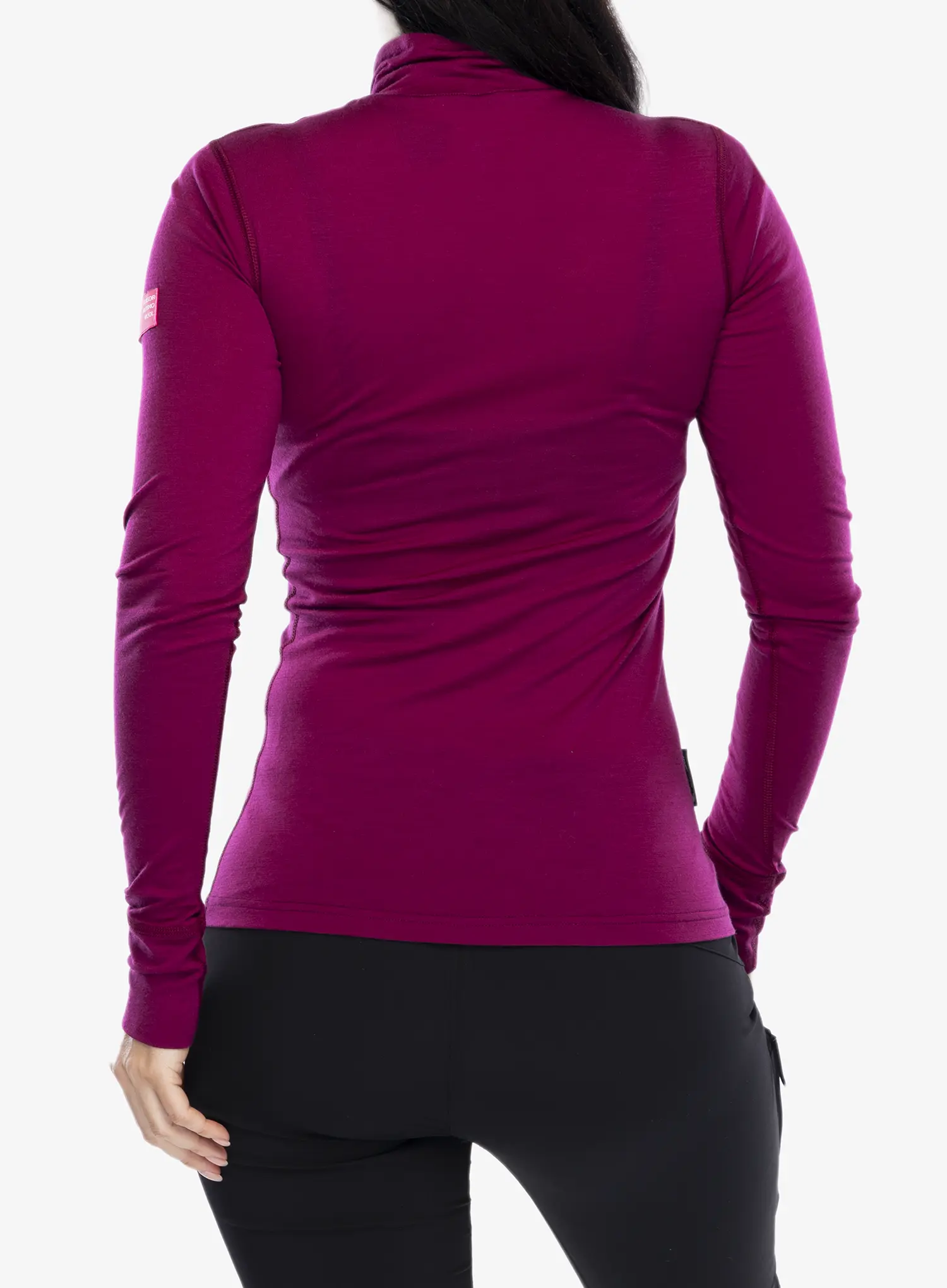 Dámská termoaktivní mikina Sensor Merino Active Tee L/S Zip - lilla