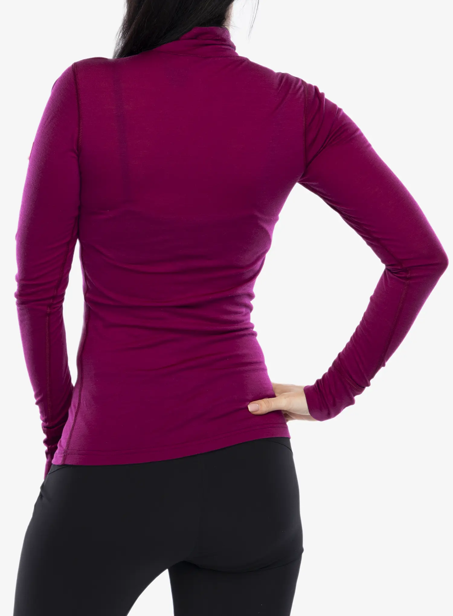 Dámská termoaktivní mikina Sensor Merino Active Tee L/S Zip - lilla